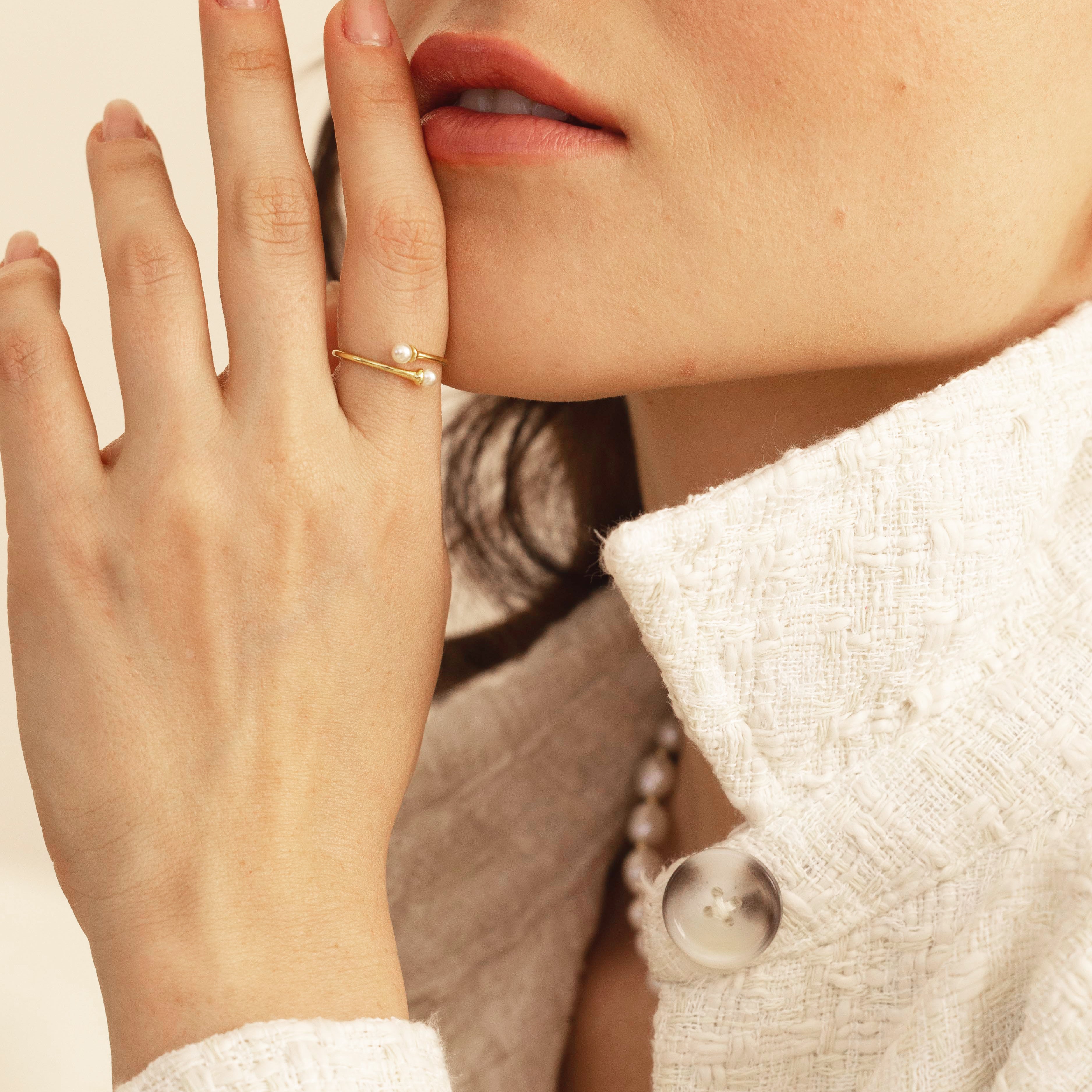 14K Gold Amara Pearl Ring