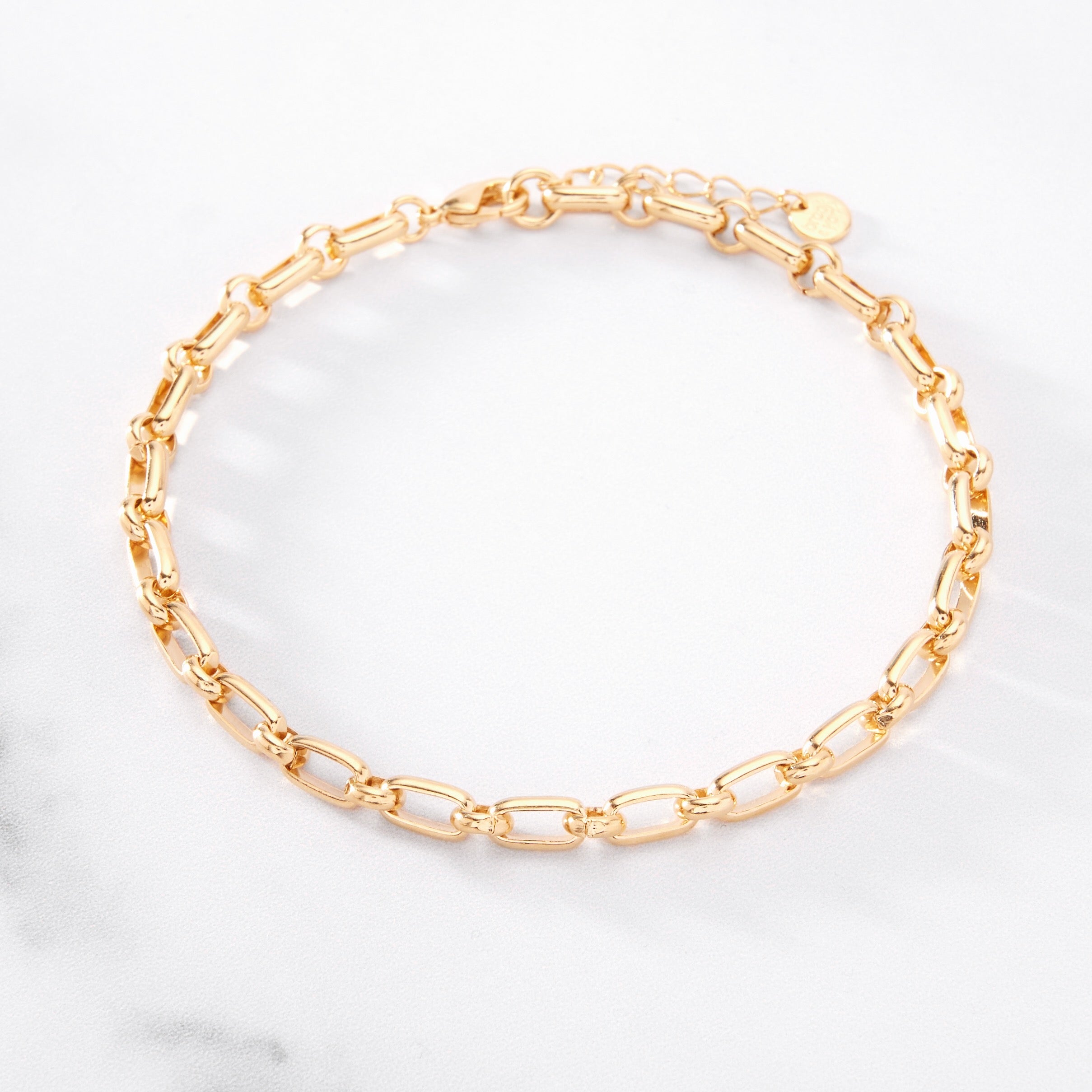 14K Gold Alessia Beaded Chain Bracelet