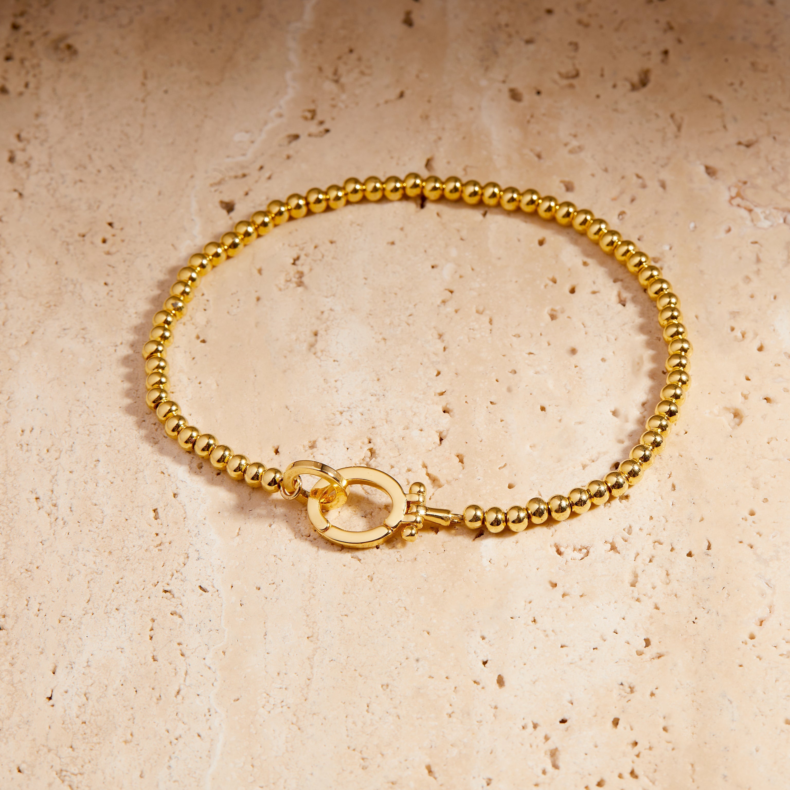 14K Gold Renée Bead Bracelet