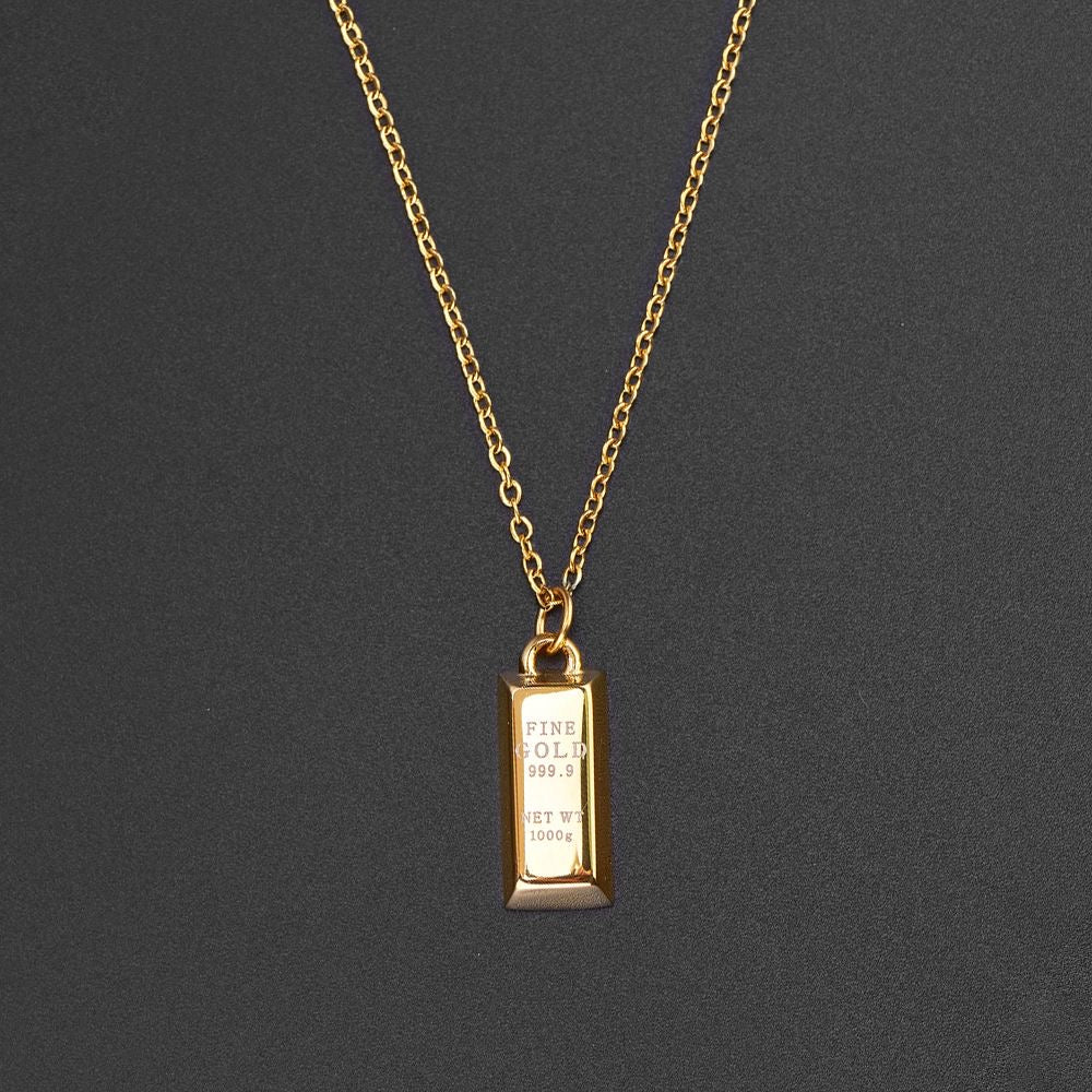 10K Gold Wealthy Nuggets Necklace