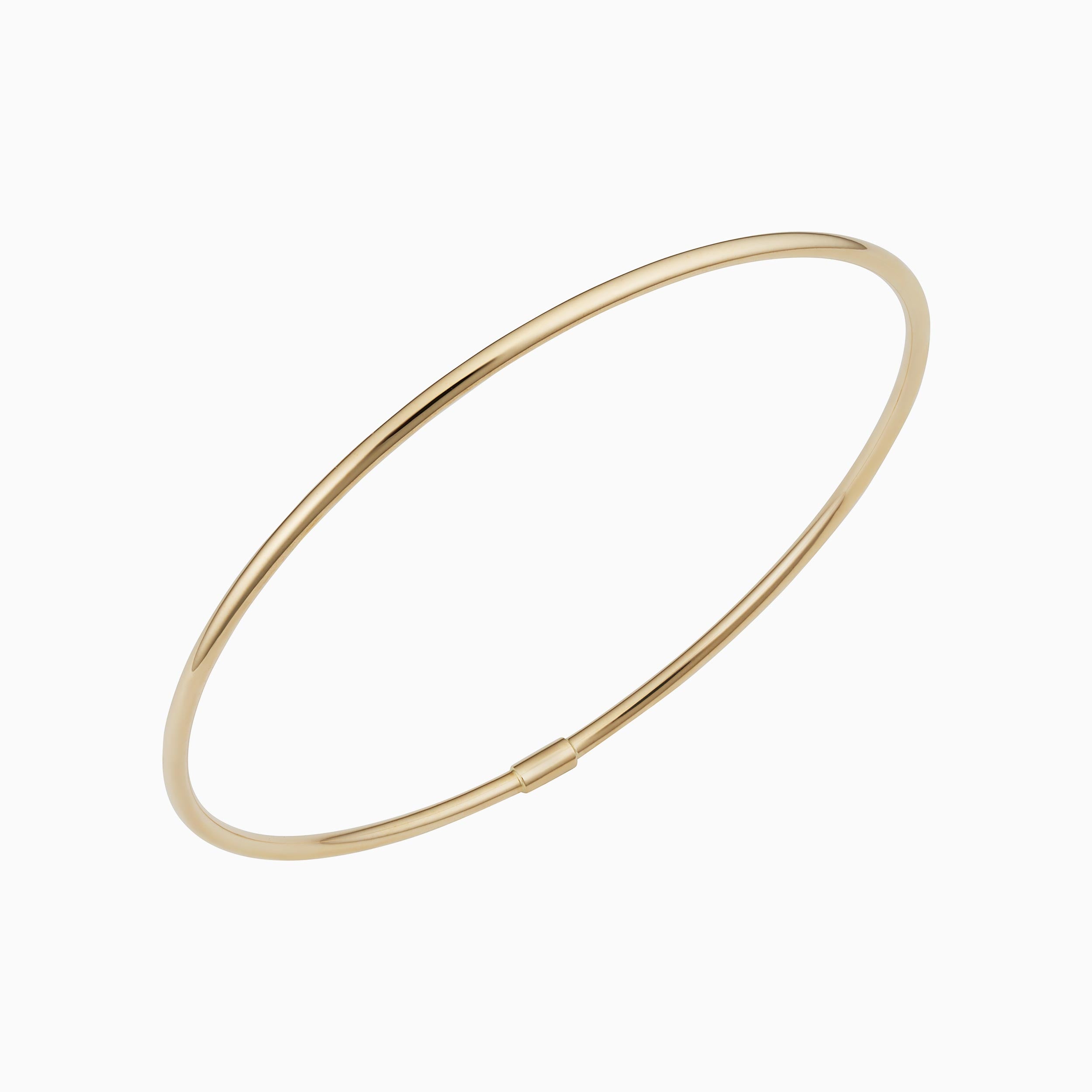 10K Gold Everything Bangle – Your Signature Starter