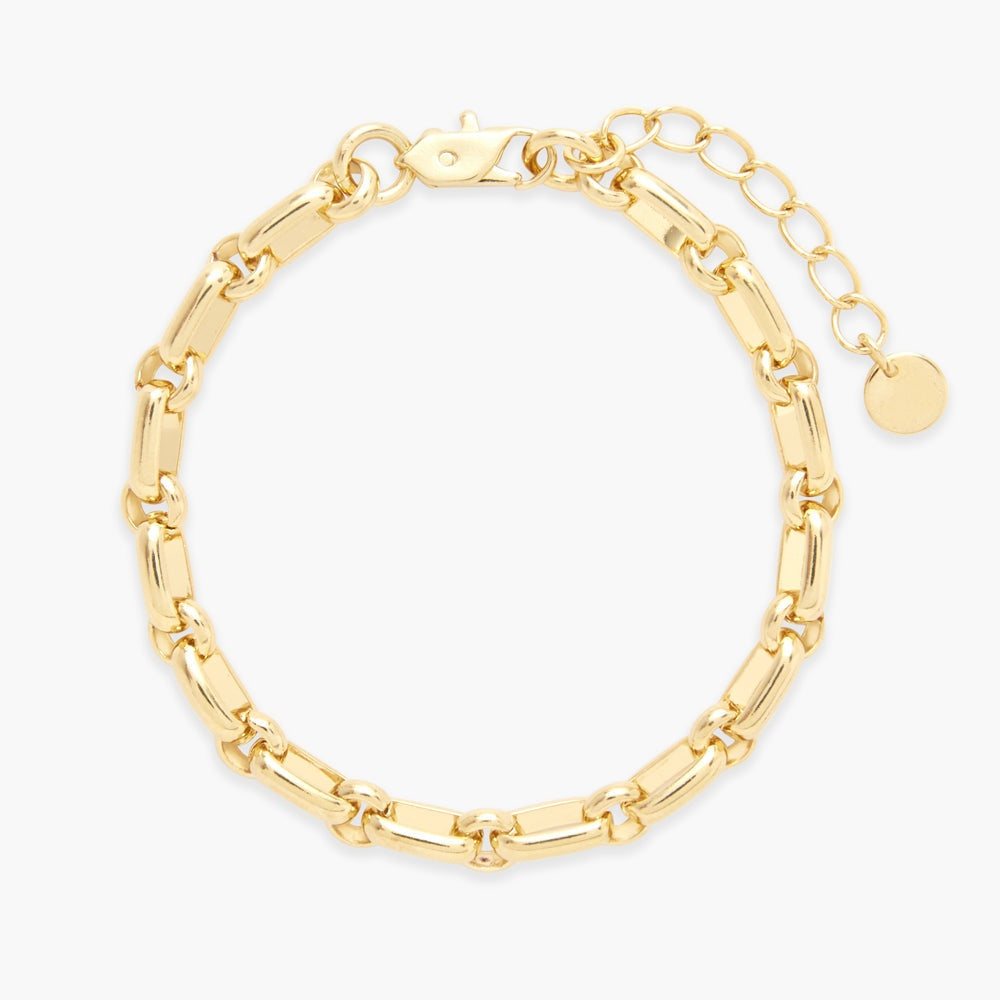 14K Gold Alessia Beaded Chain Bracelet