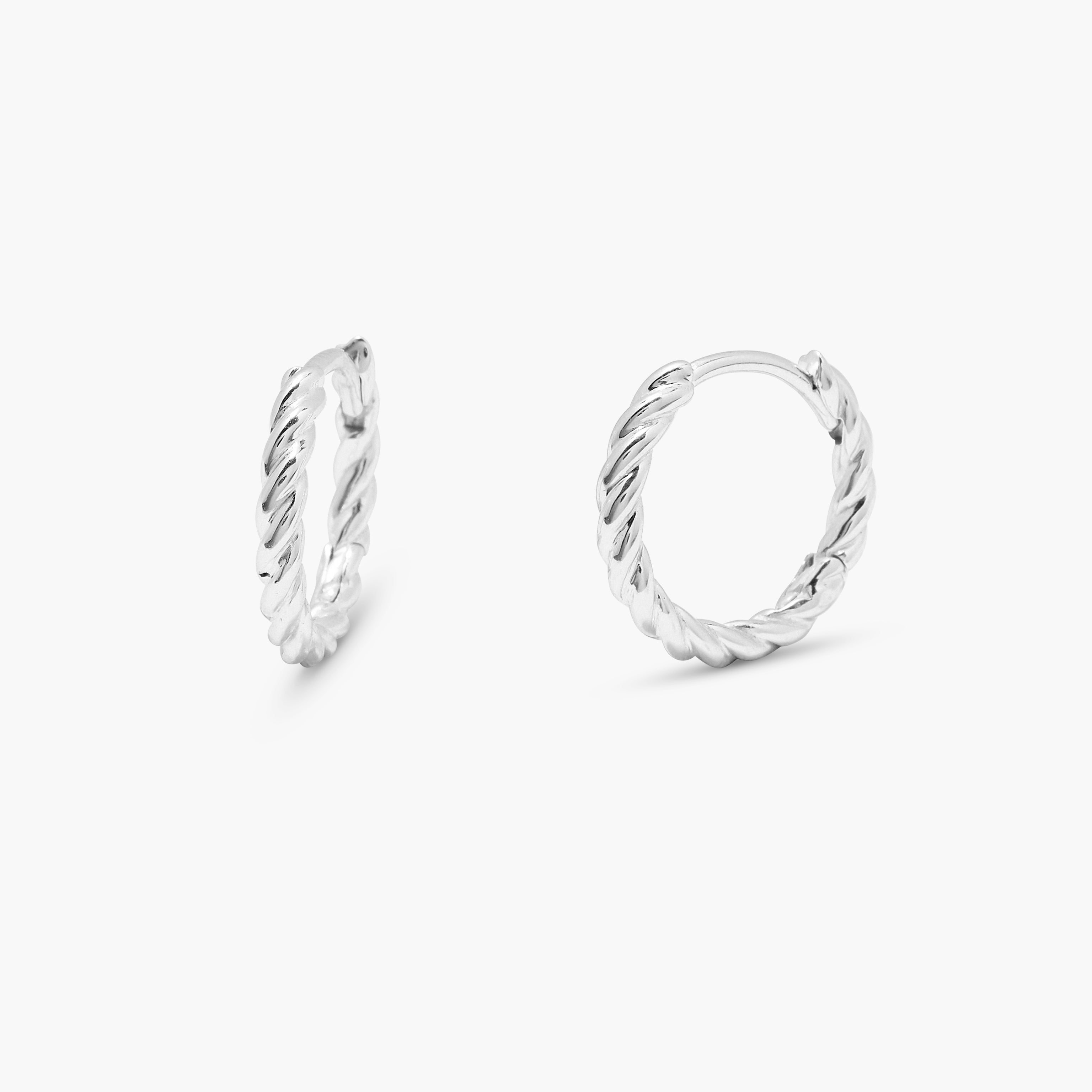14K Gold Elara Classic Hoops