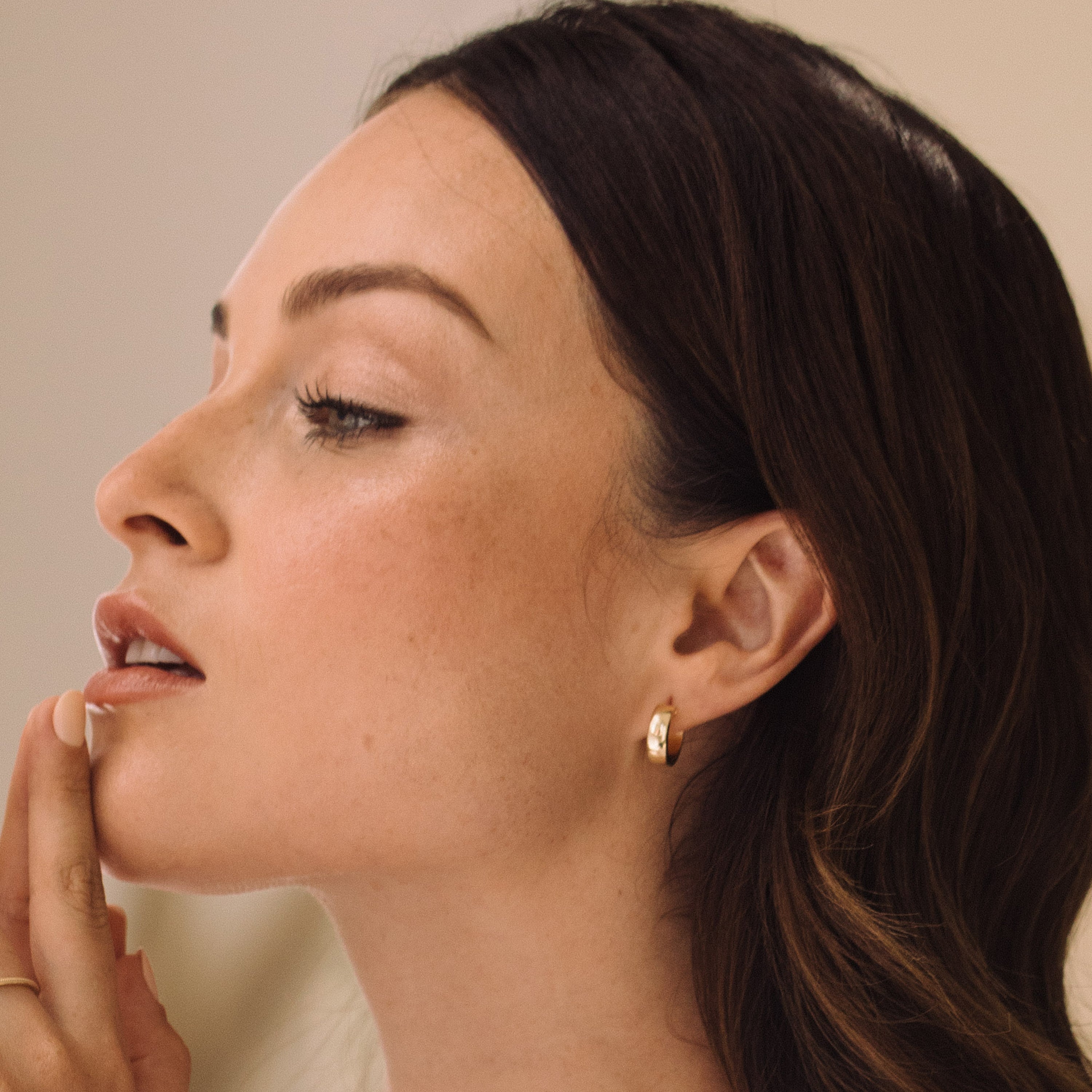 14K Gold Liora Mini Huggies