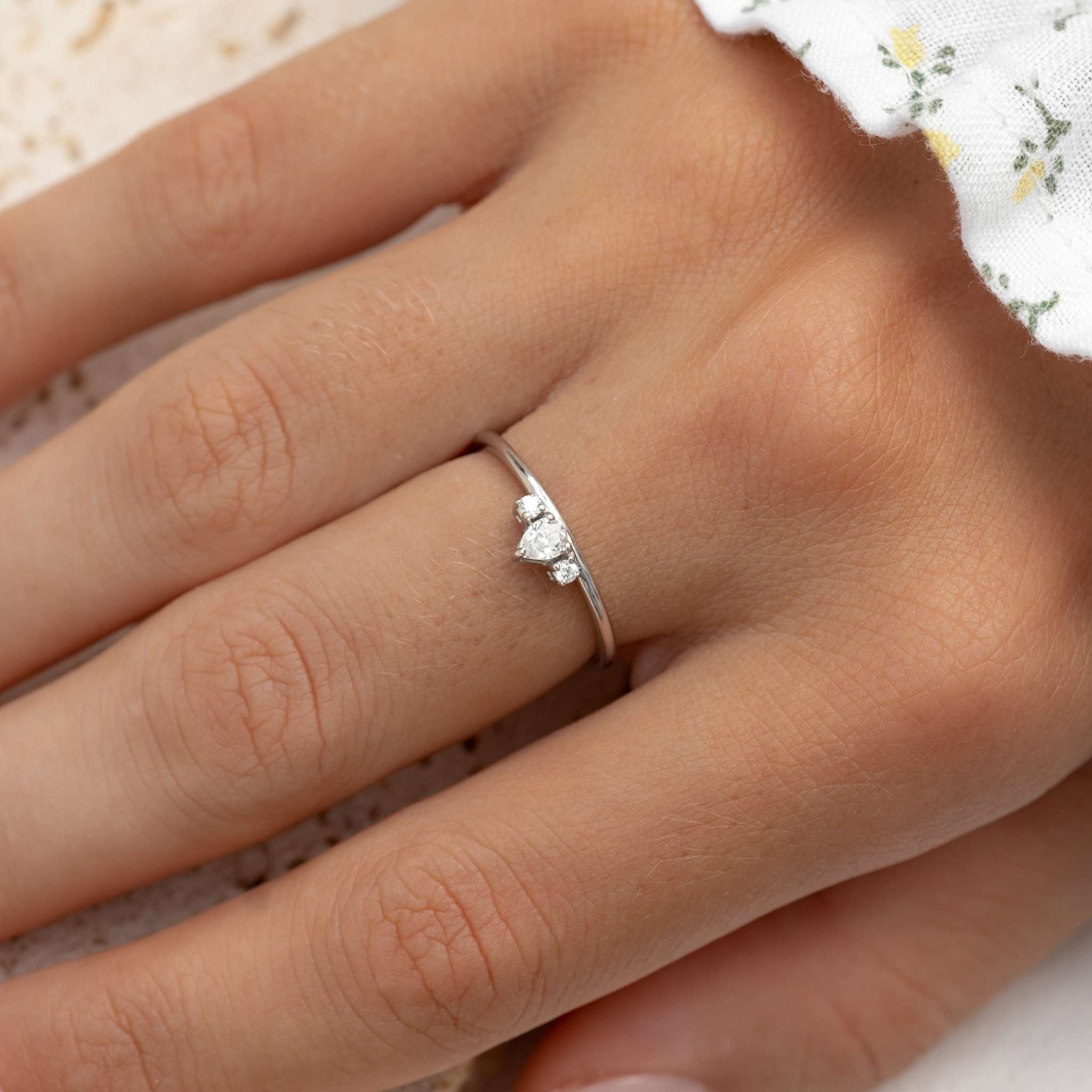 Regal Crown CZ Ring