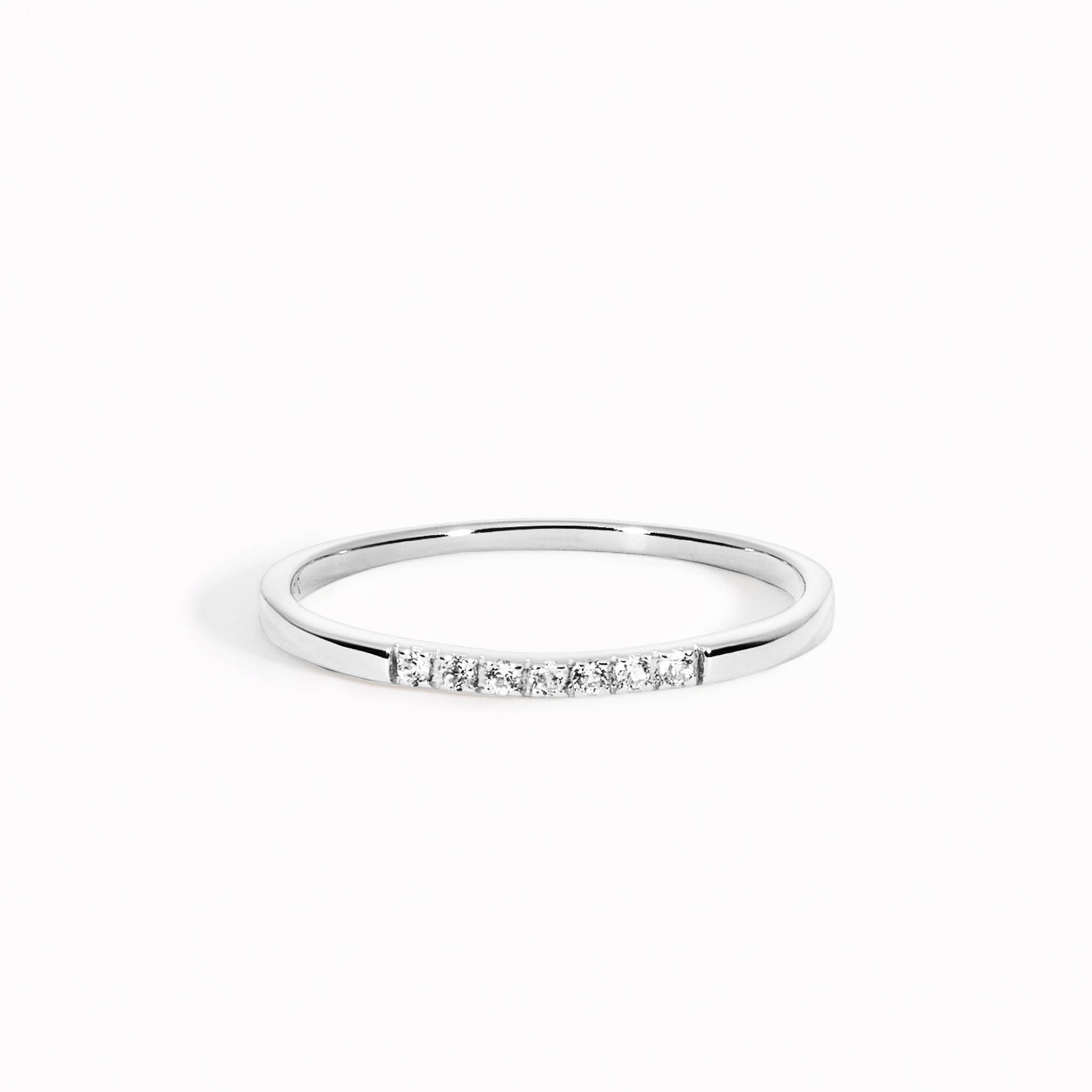 Pavé Topaz Eternity Ring