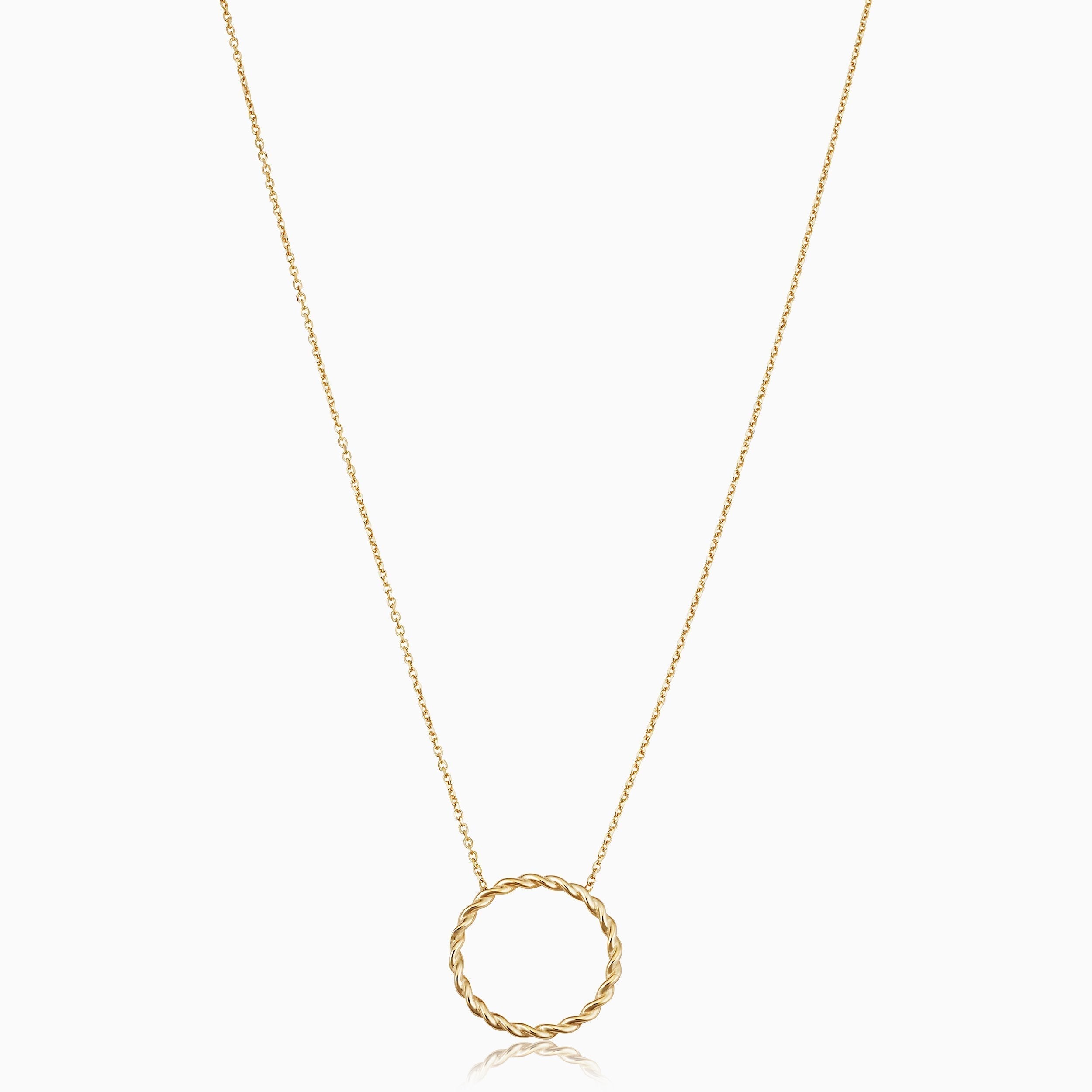 14K Gold Caesar Twist Necklace