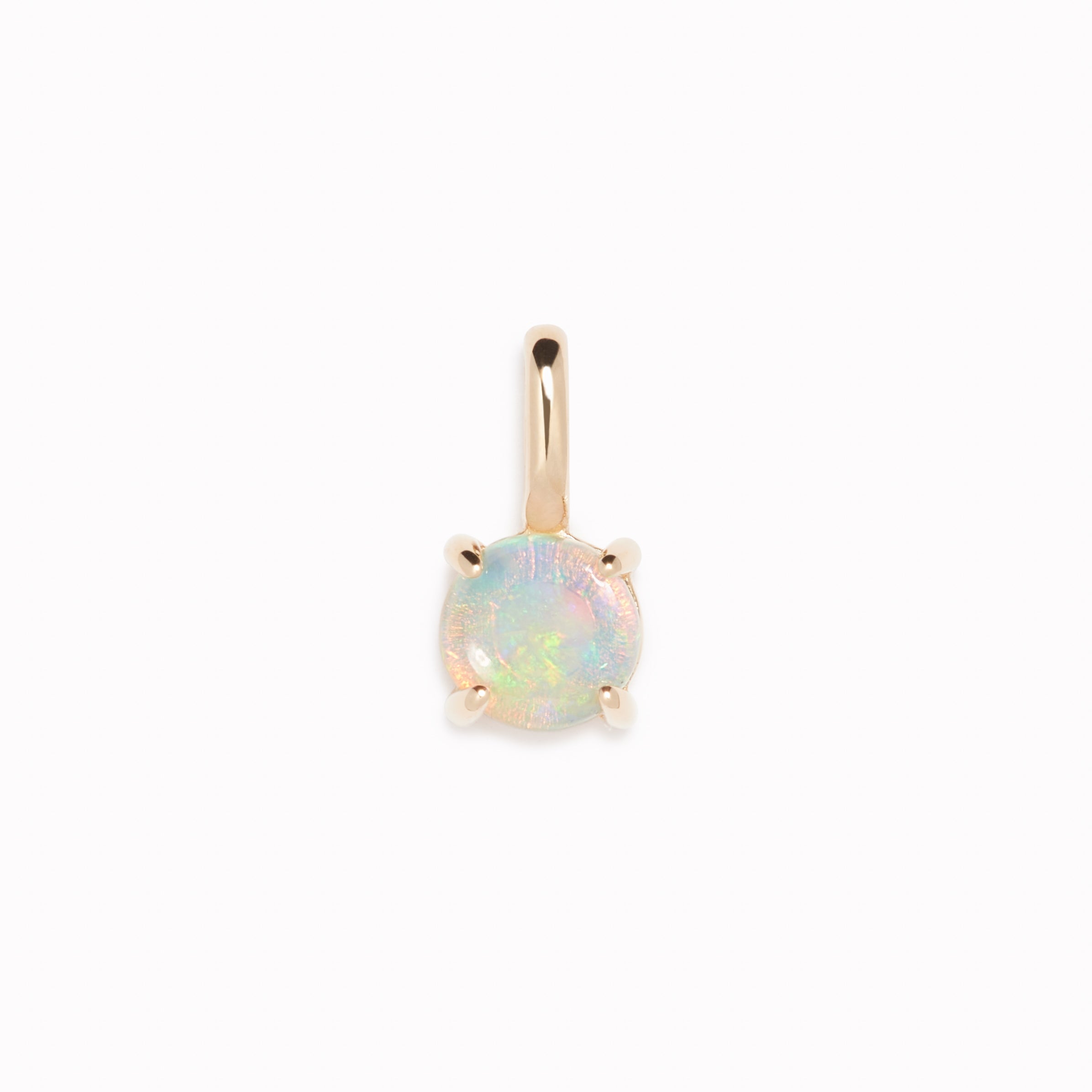 14K Gold Mysterious Opal Pendant