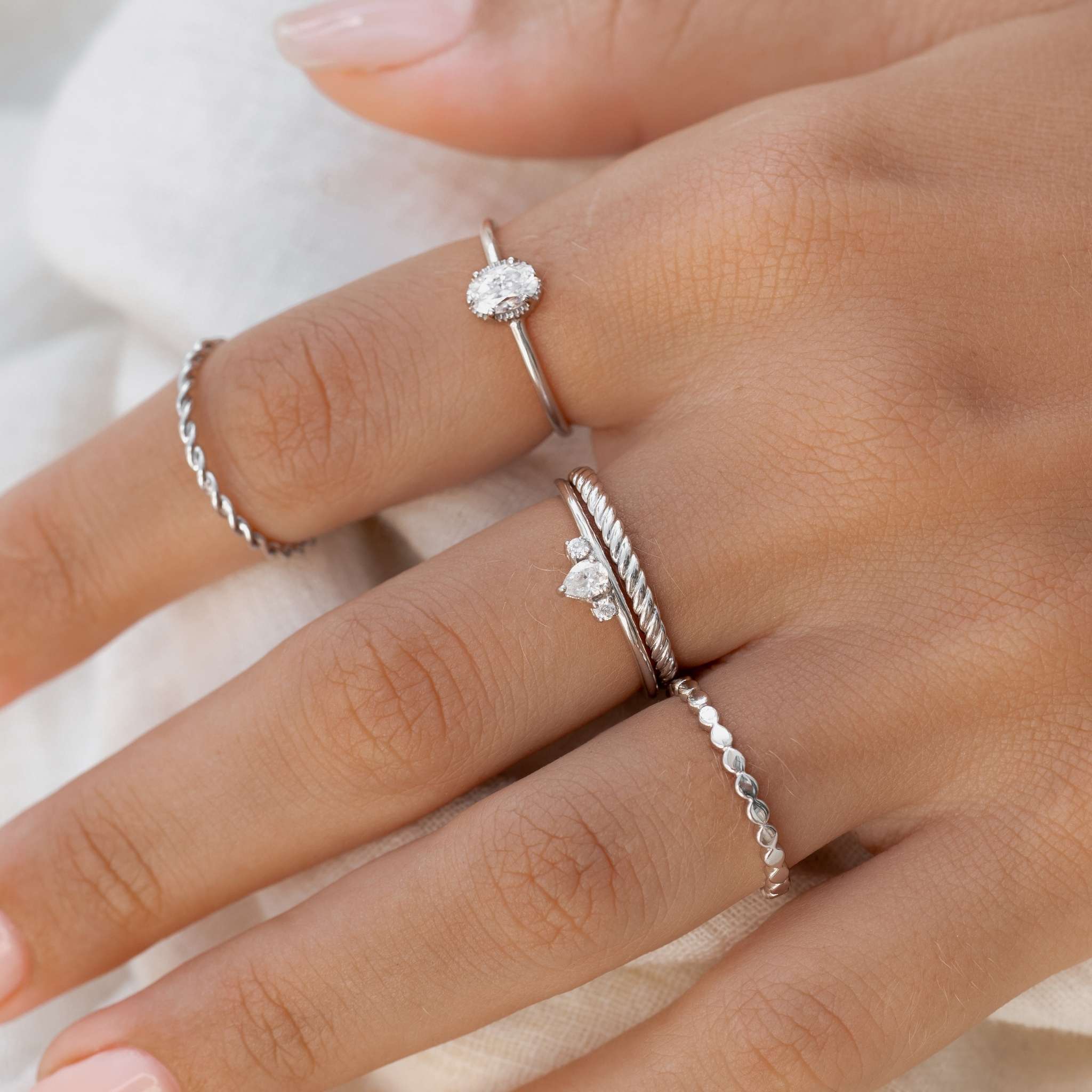 Regal Crown CZ Ring