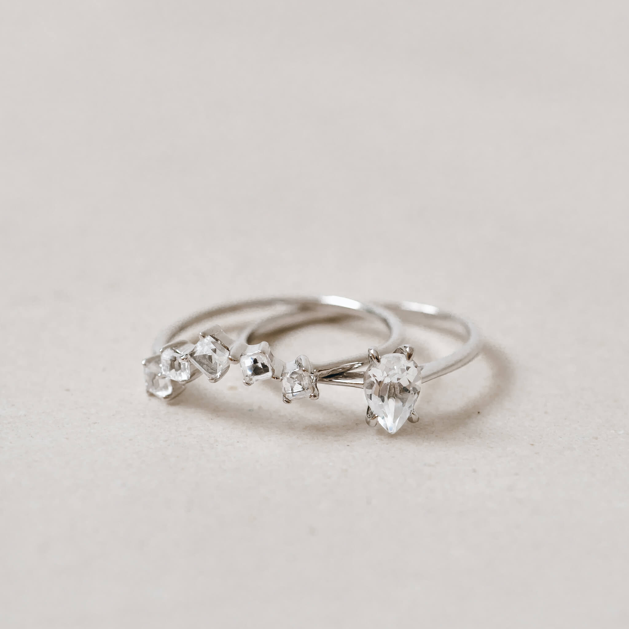 Celestial V Topaz Ring