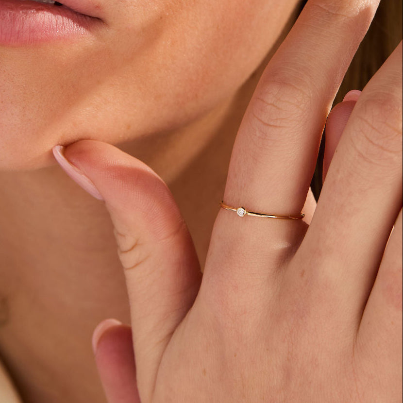 14K Gold Aurelia Diamond Ring