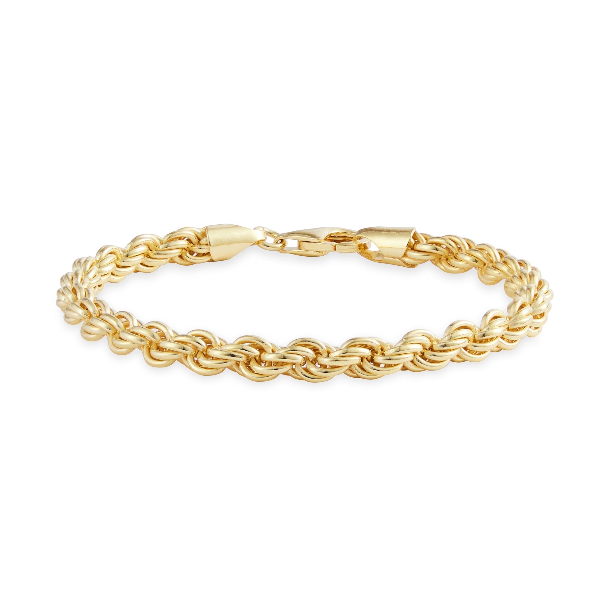14K Gold Classic Twisted Rope Bracelet