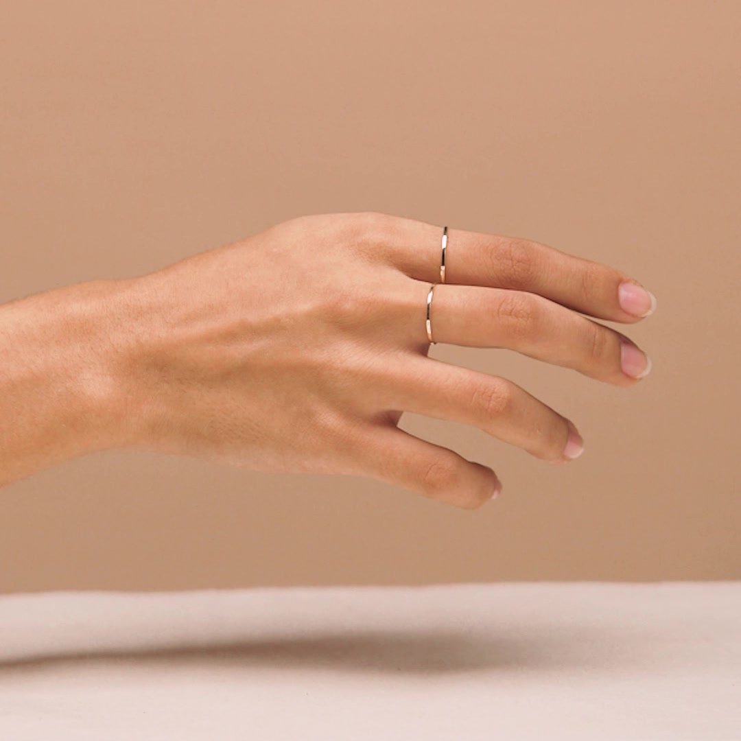 14K Gold Classic Slim Band Ring