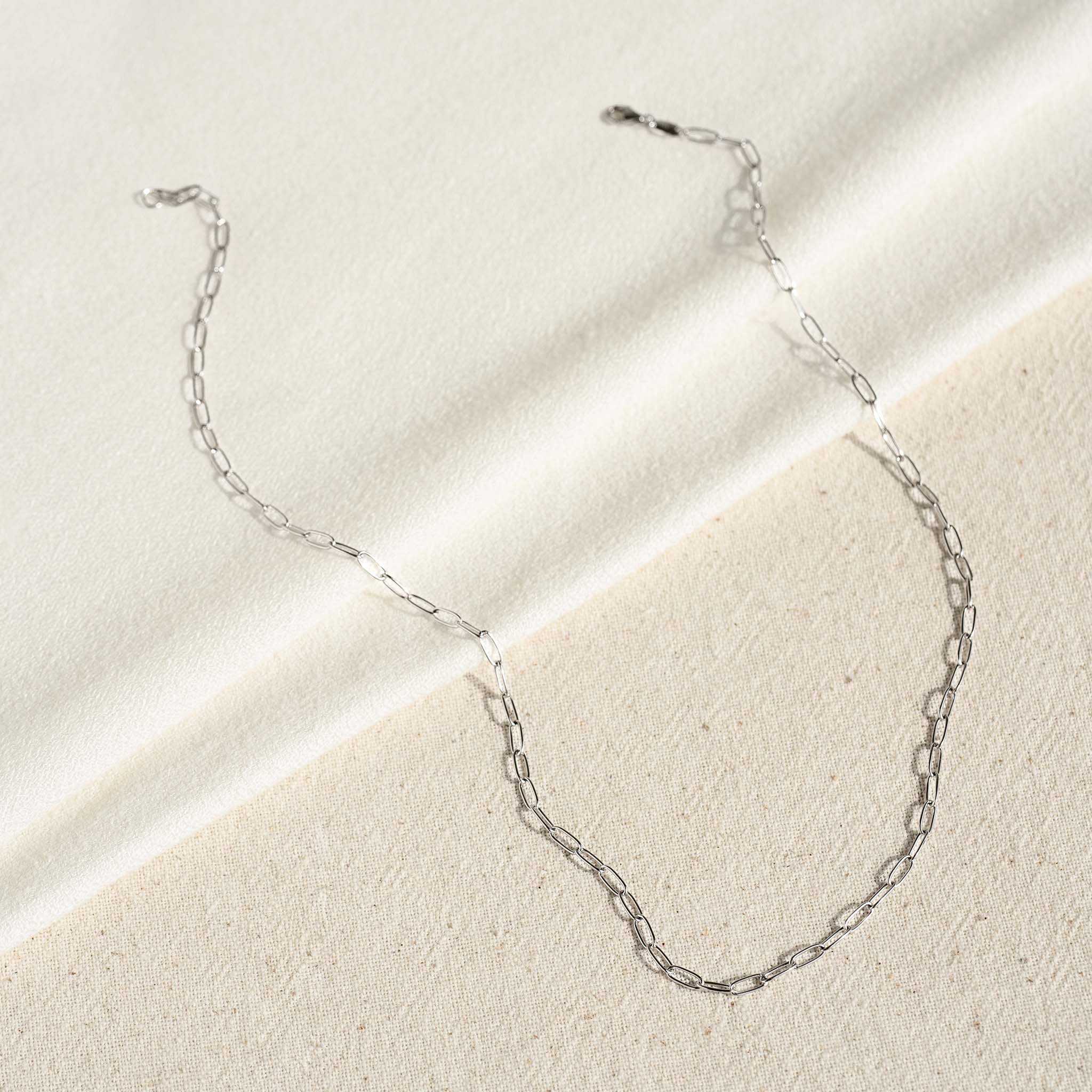 Adjustable 16-18 Sterling Silver Necklace