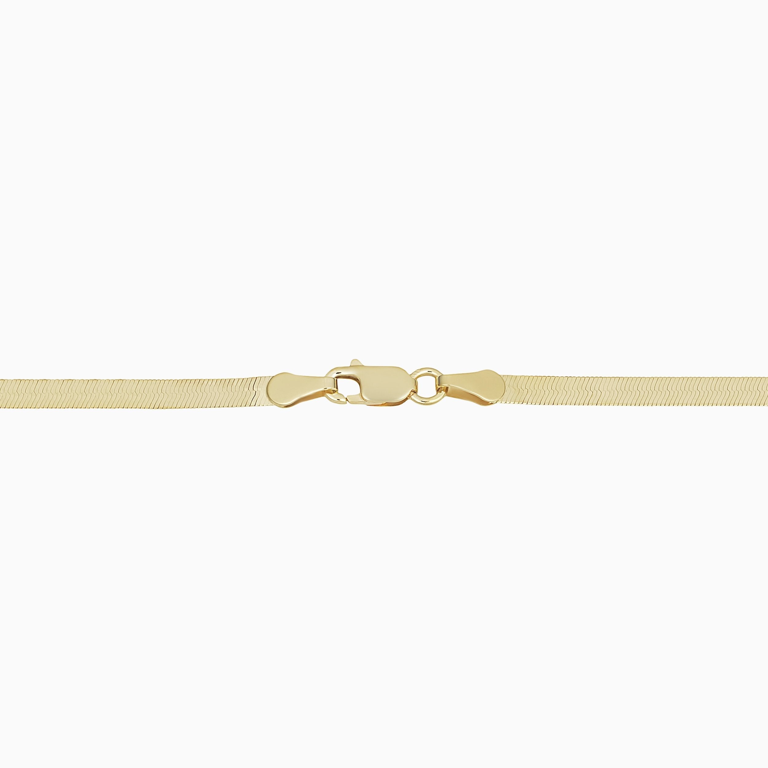 10K Gold Park Avenue Herringbone Bracelet