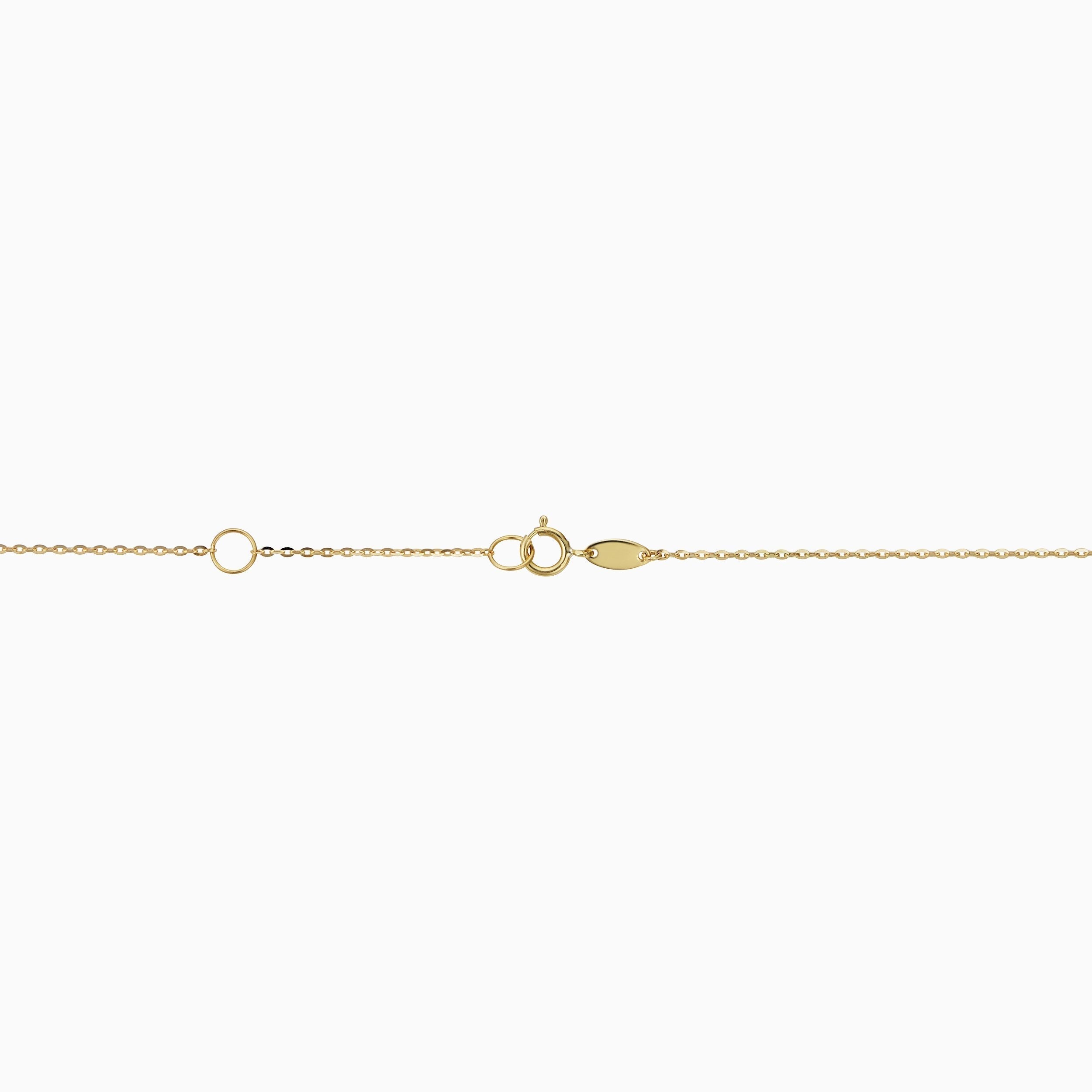 10K Gold Brooklyn Bar Necklace