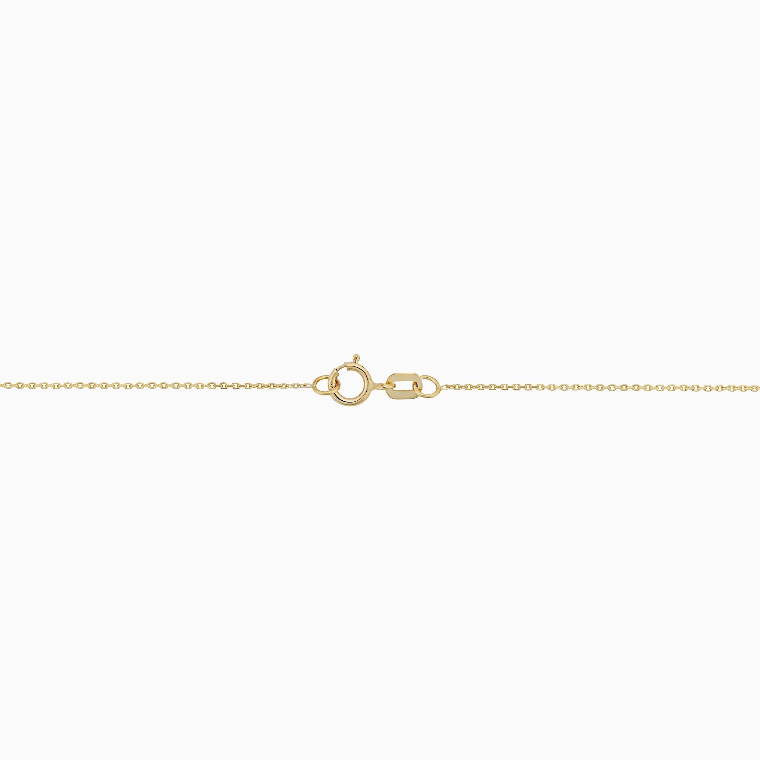 10K Gold North Star Pendant Necklace