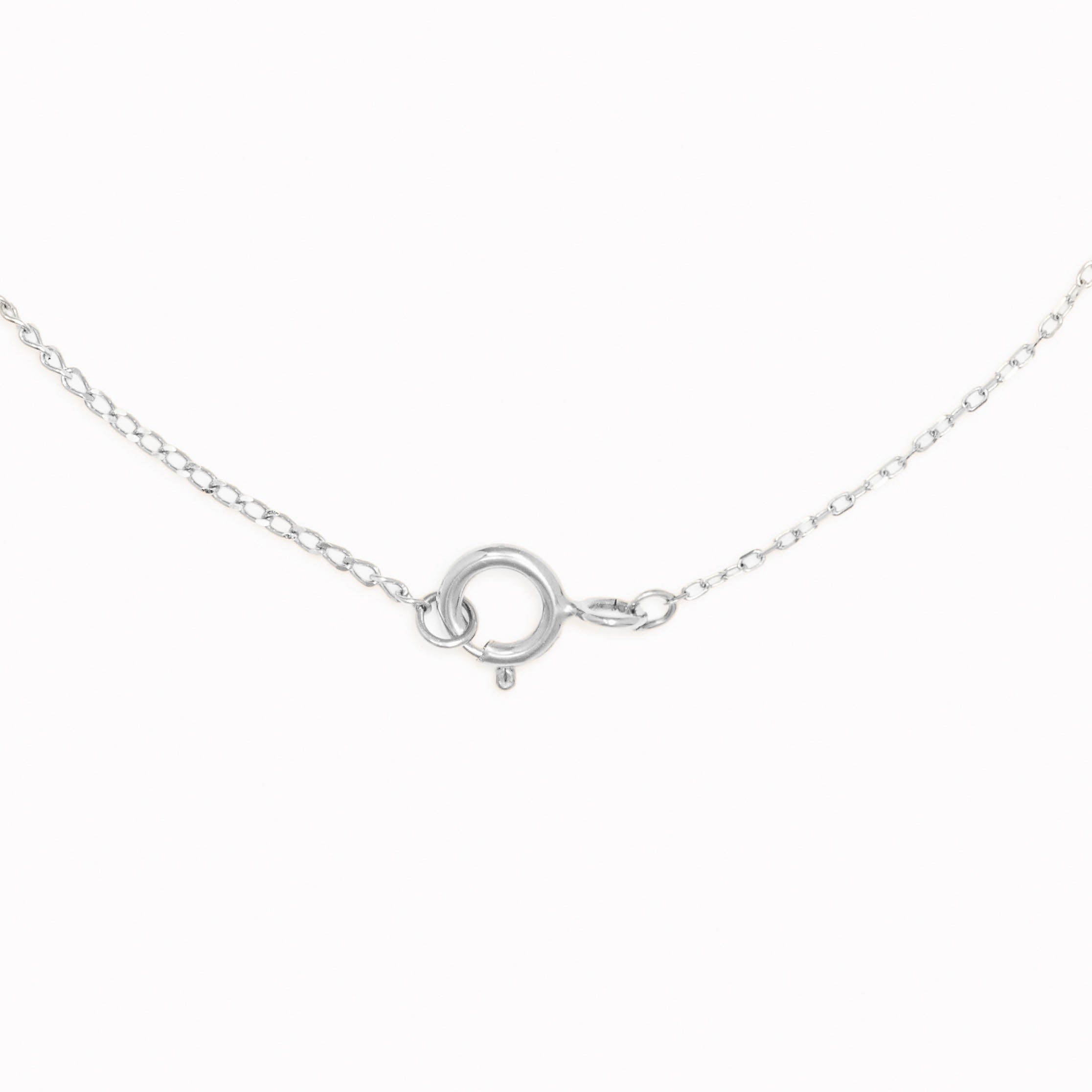 14K White Gold Cable Chain Necklace