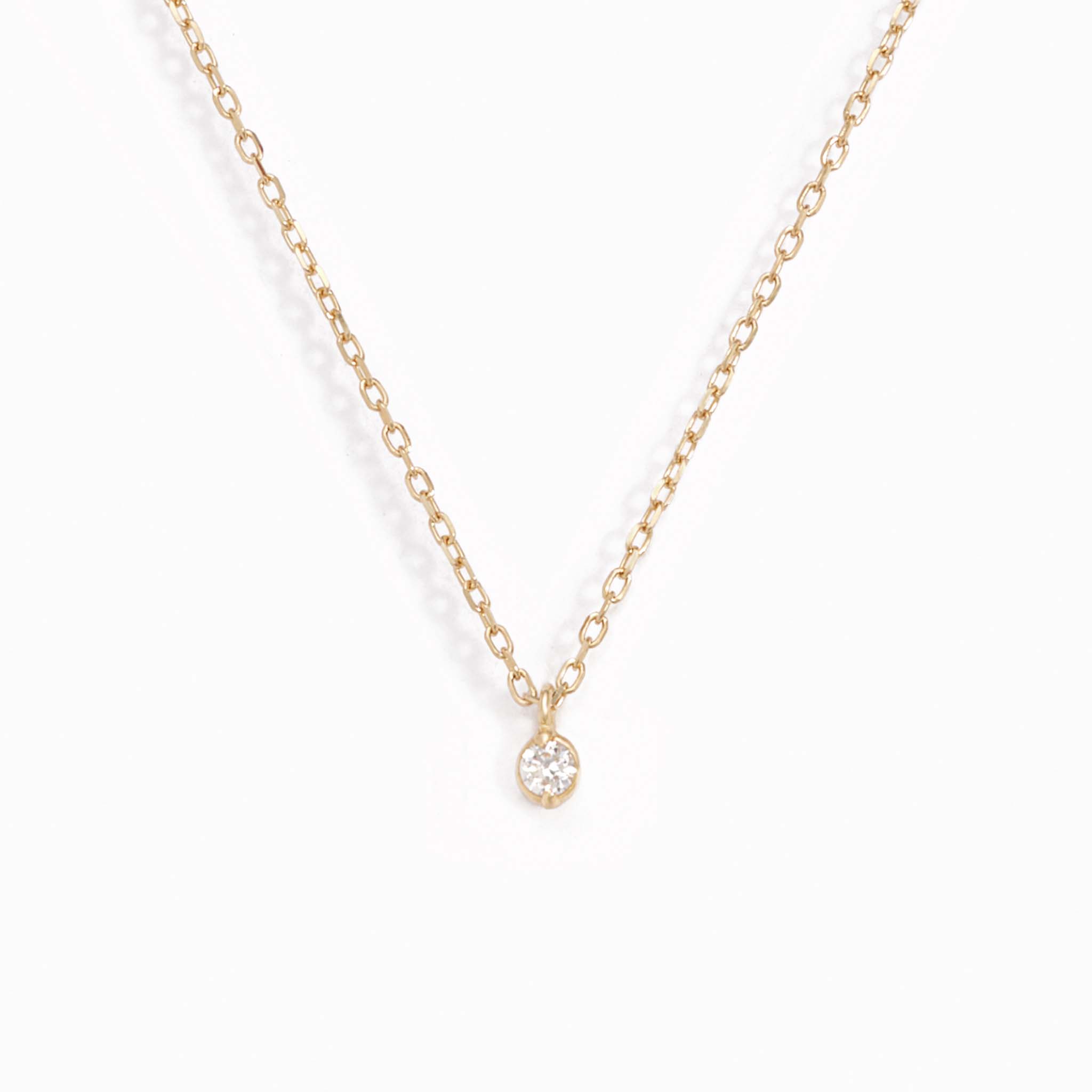 14K Gold Starlight Kiss Diamond Necklace
