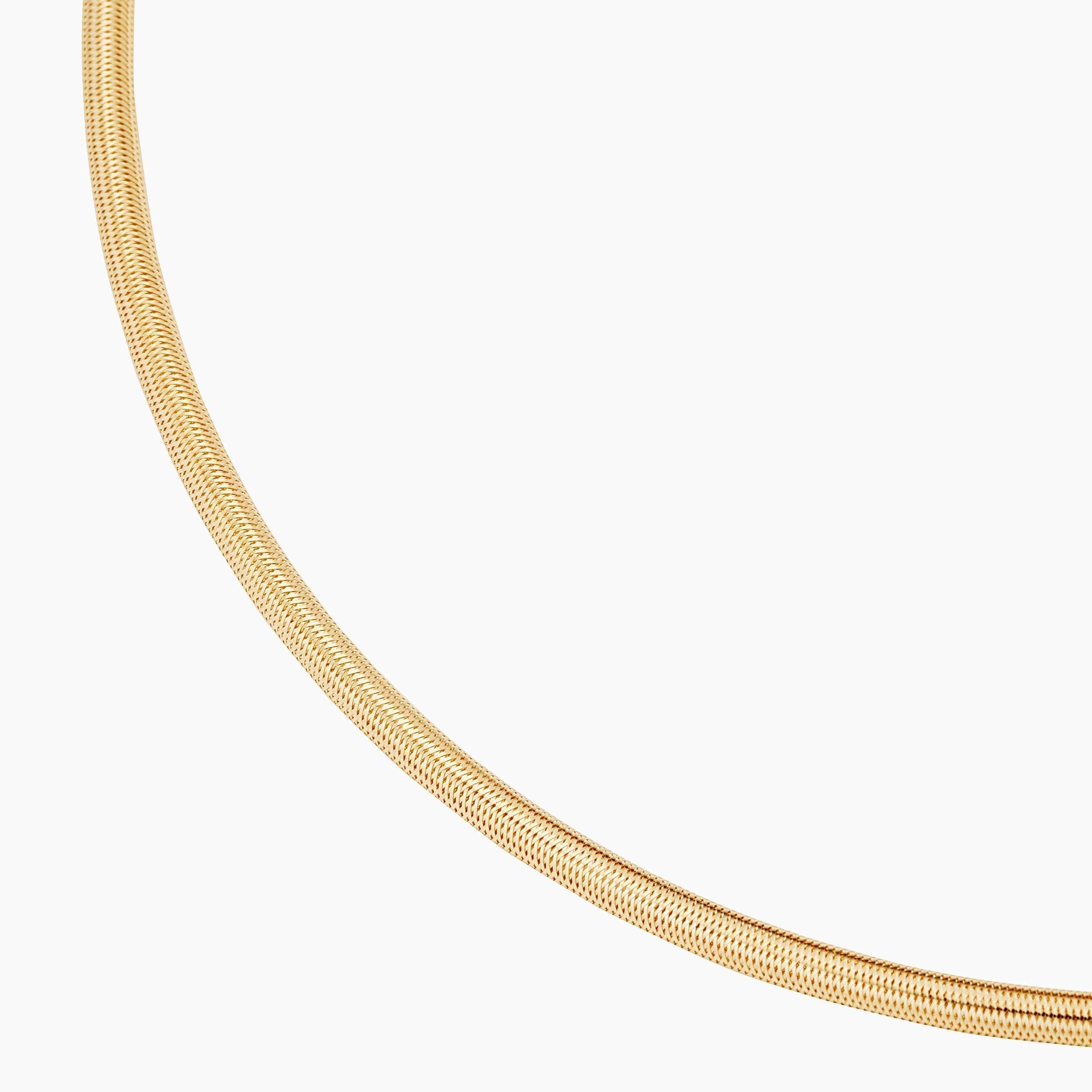 10K Gold Luminous Mesh Necklace