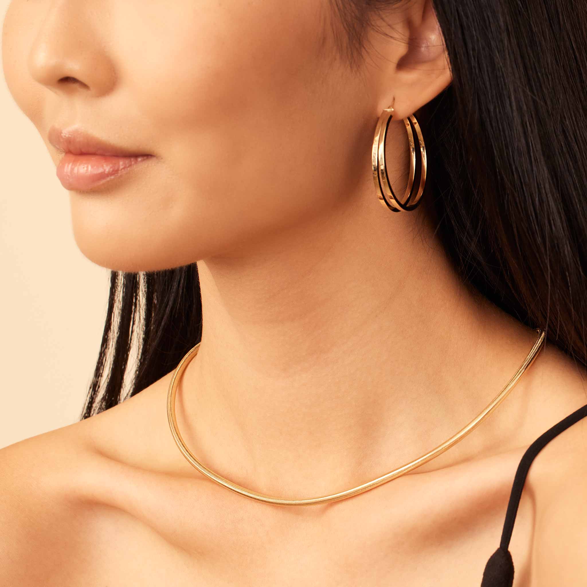 10K Gold Luminous Mesh Necklace