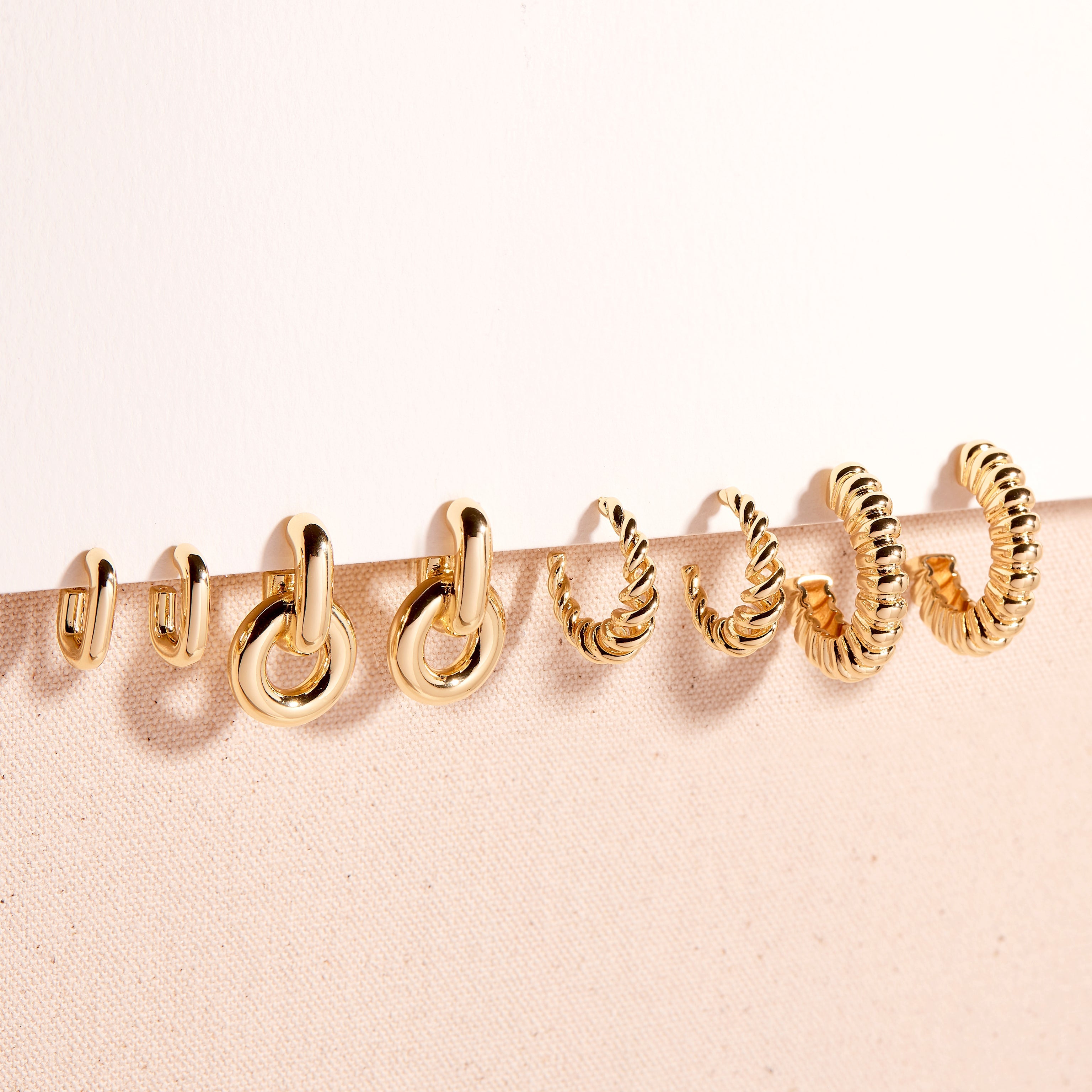 14K Gold Liora Petite Hoop Earrings
