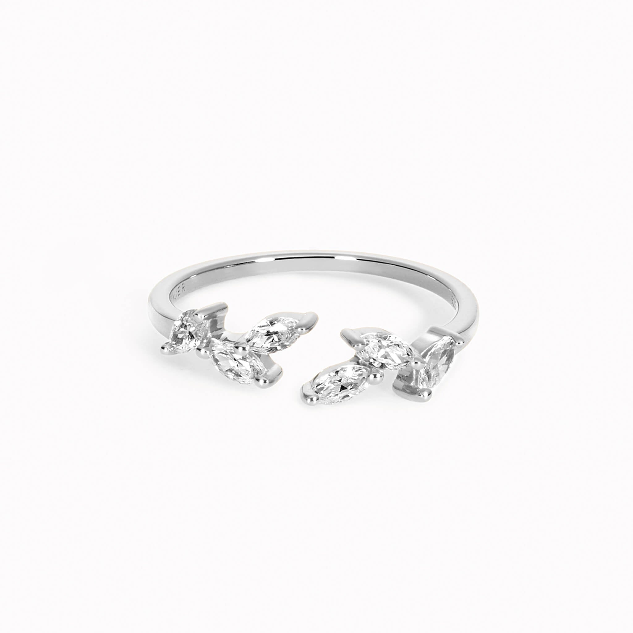 Celestial Wreath Marquise Halo Ring
