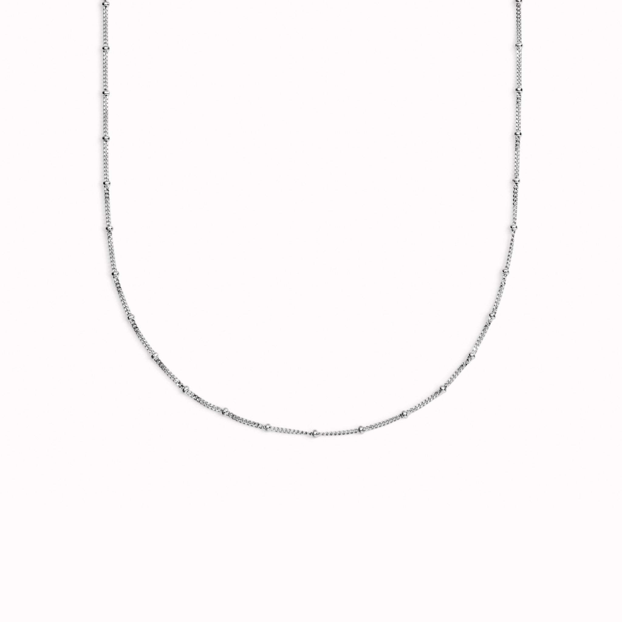 VersaBead Adjustable Silver Necklace