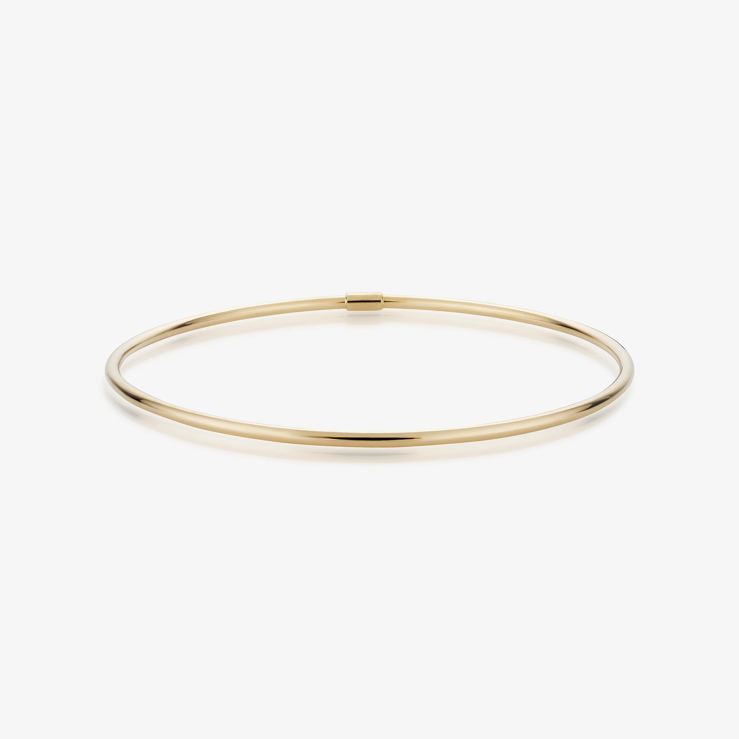10K Gold Everything Bangle – Your Signature Starter