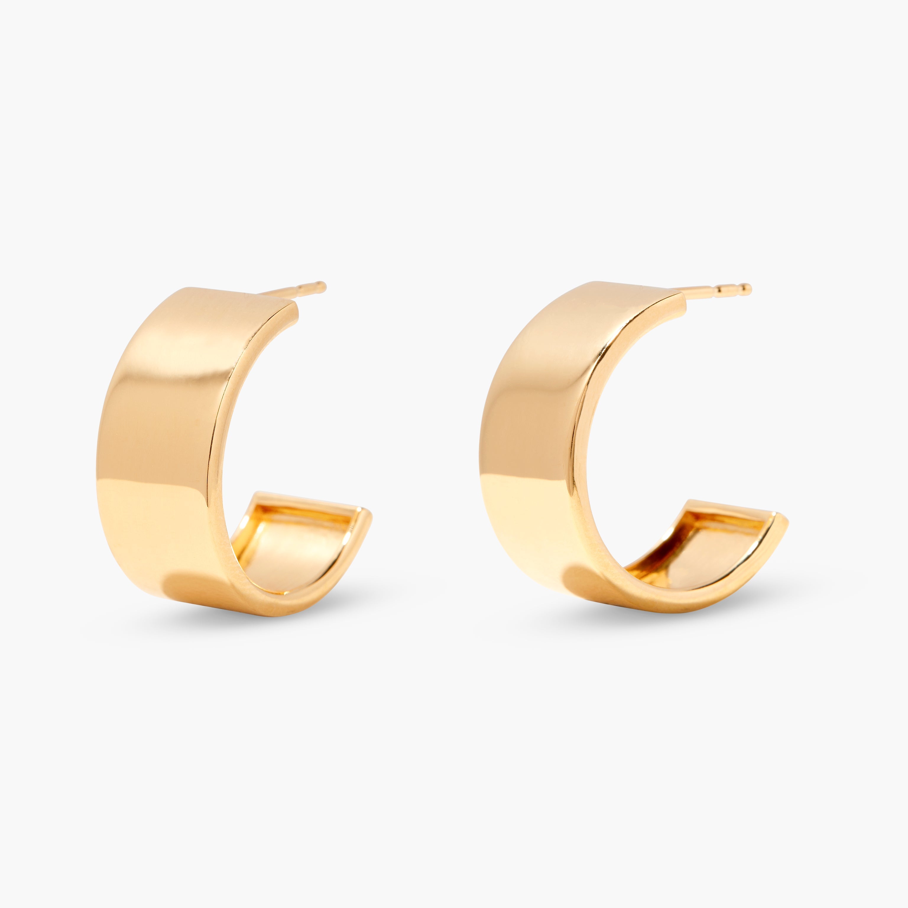14K Gold Valen Bold Hoops