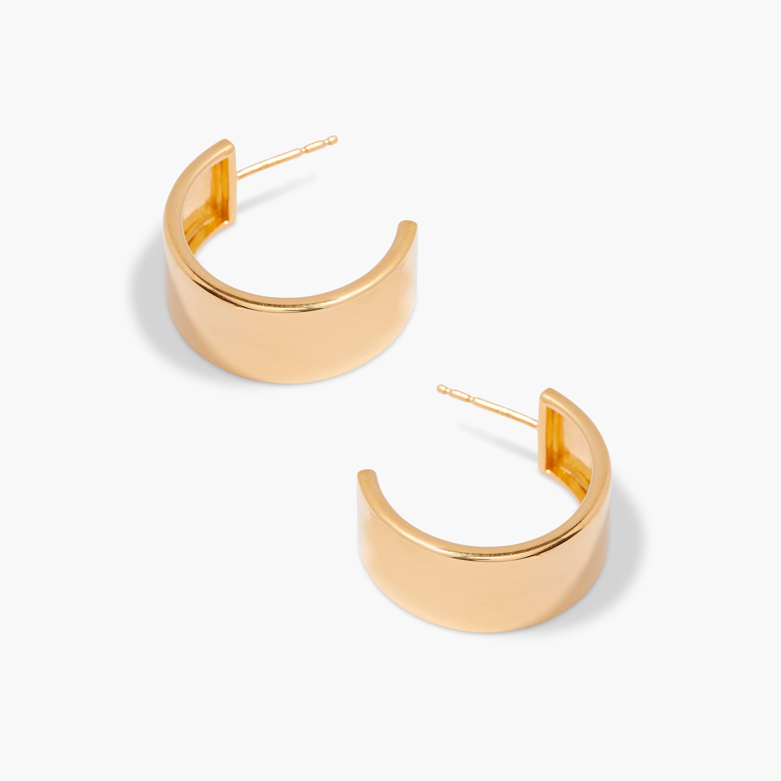 14K Gold Valen Bold Hoops