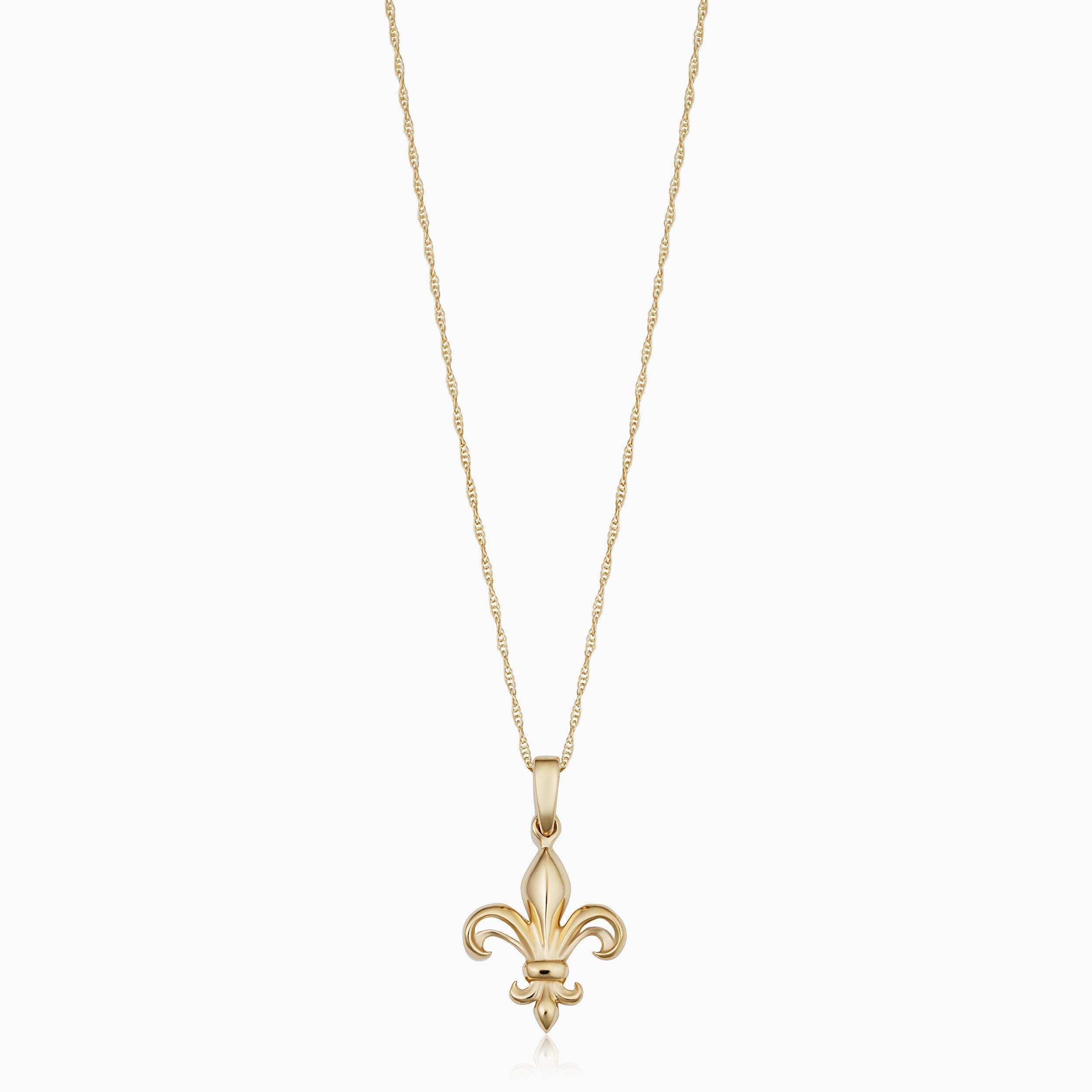 10K Gold Royal Lily Necklace