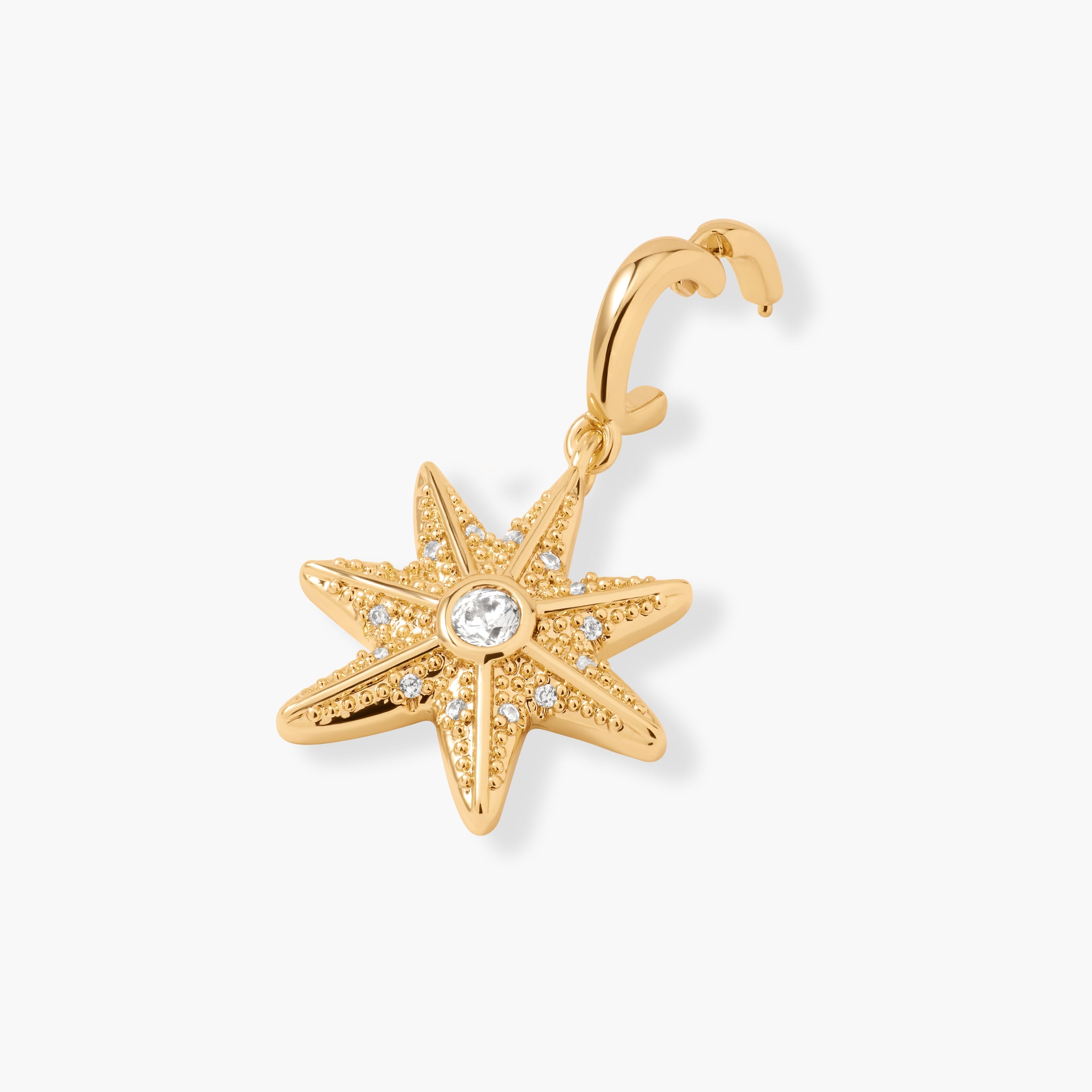 14K Gold Celeste Star Charm