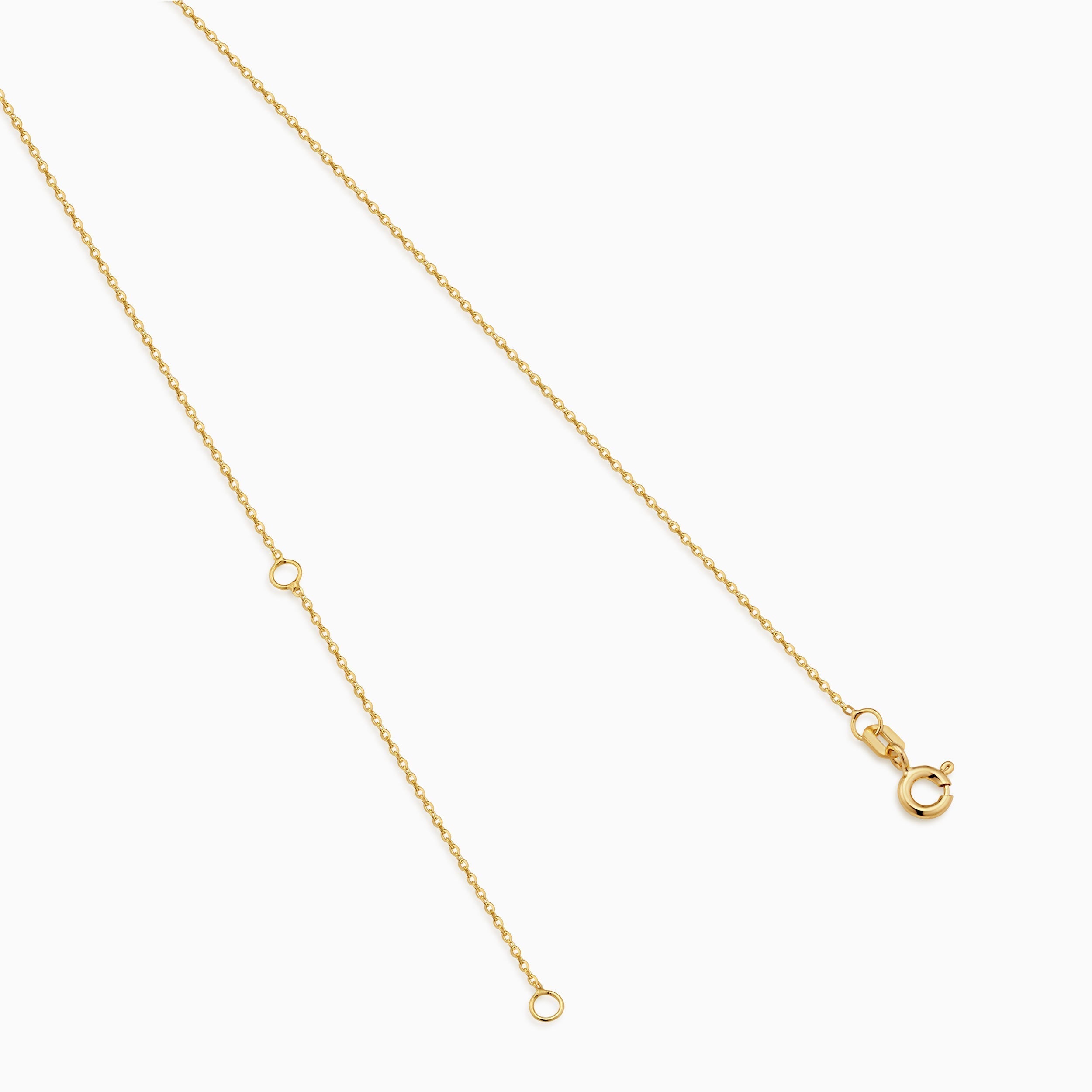 10K Gold Lovely Heart Pendant Necklace