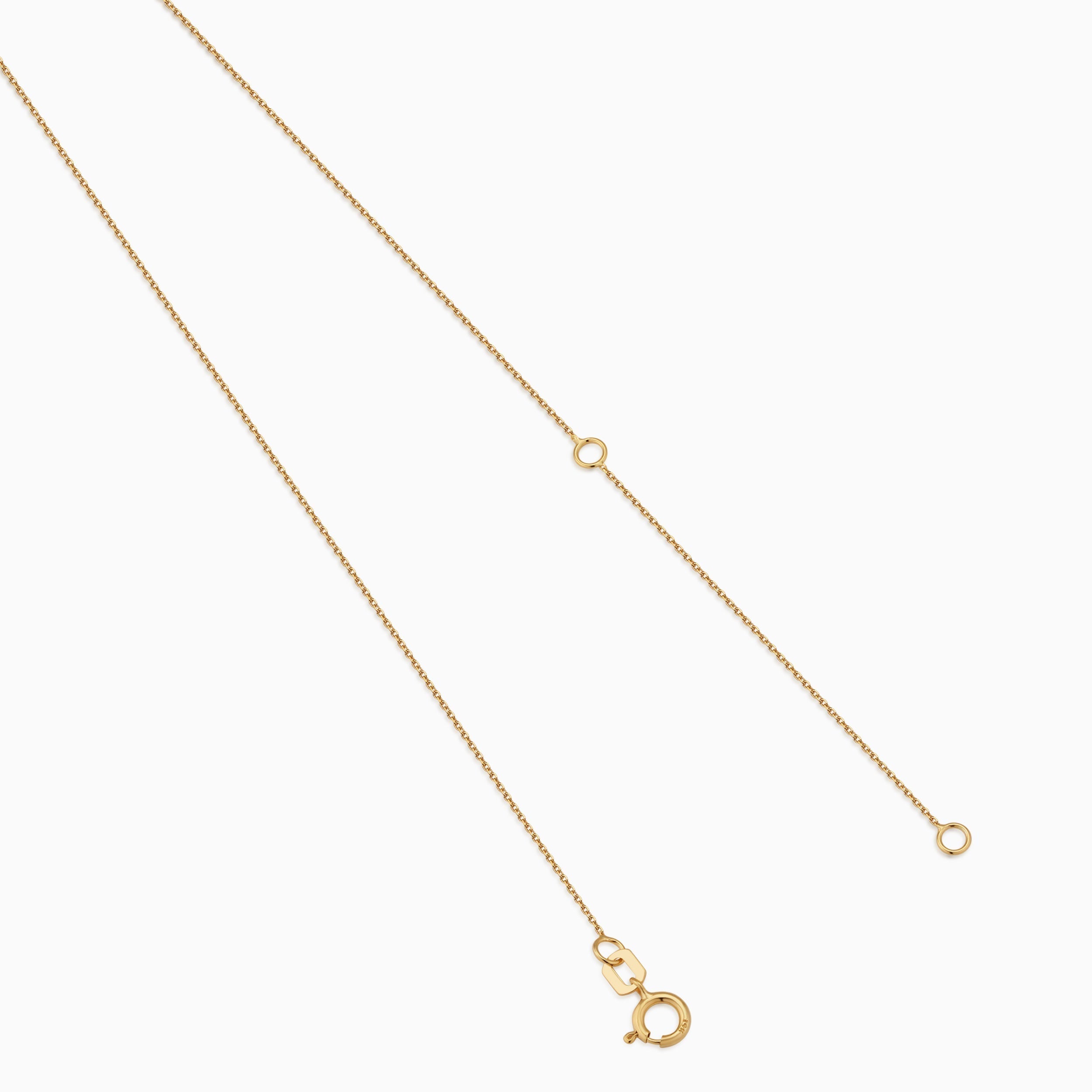10K Gold Street Star Pendant Necklace