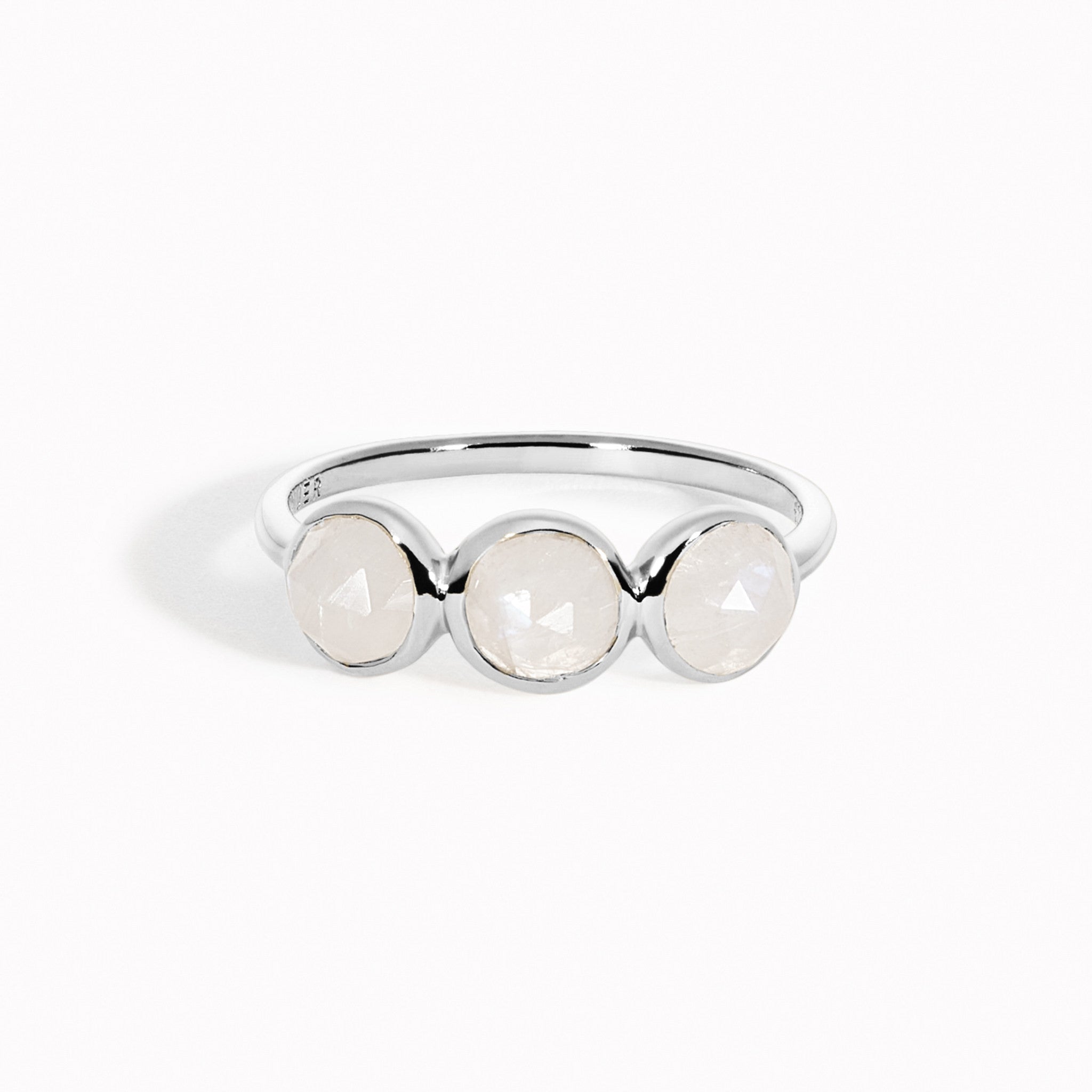 Luna Triad Moonstone Ring