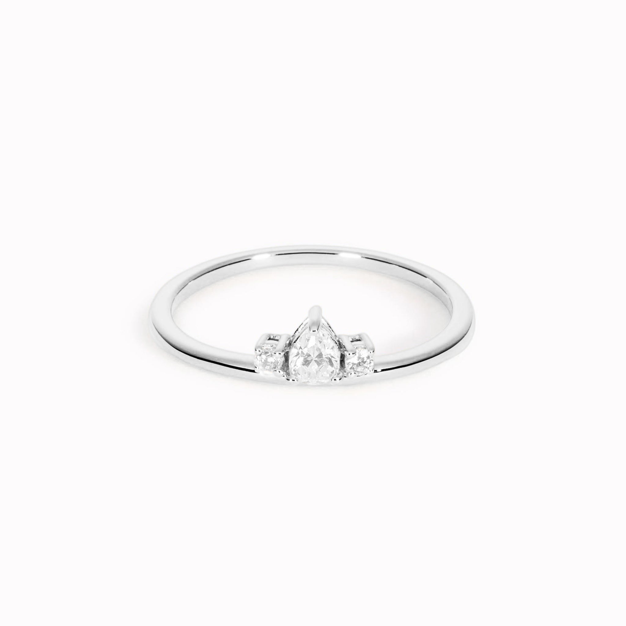 Regal Crown CZ Ring