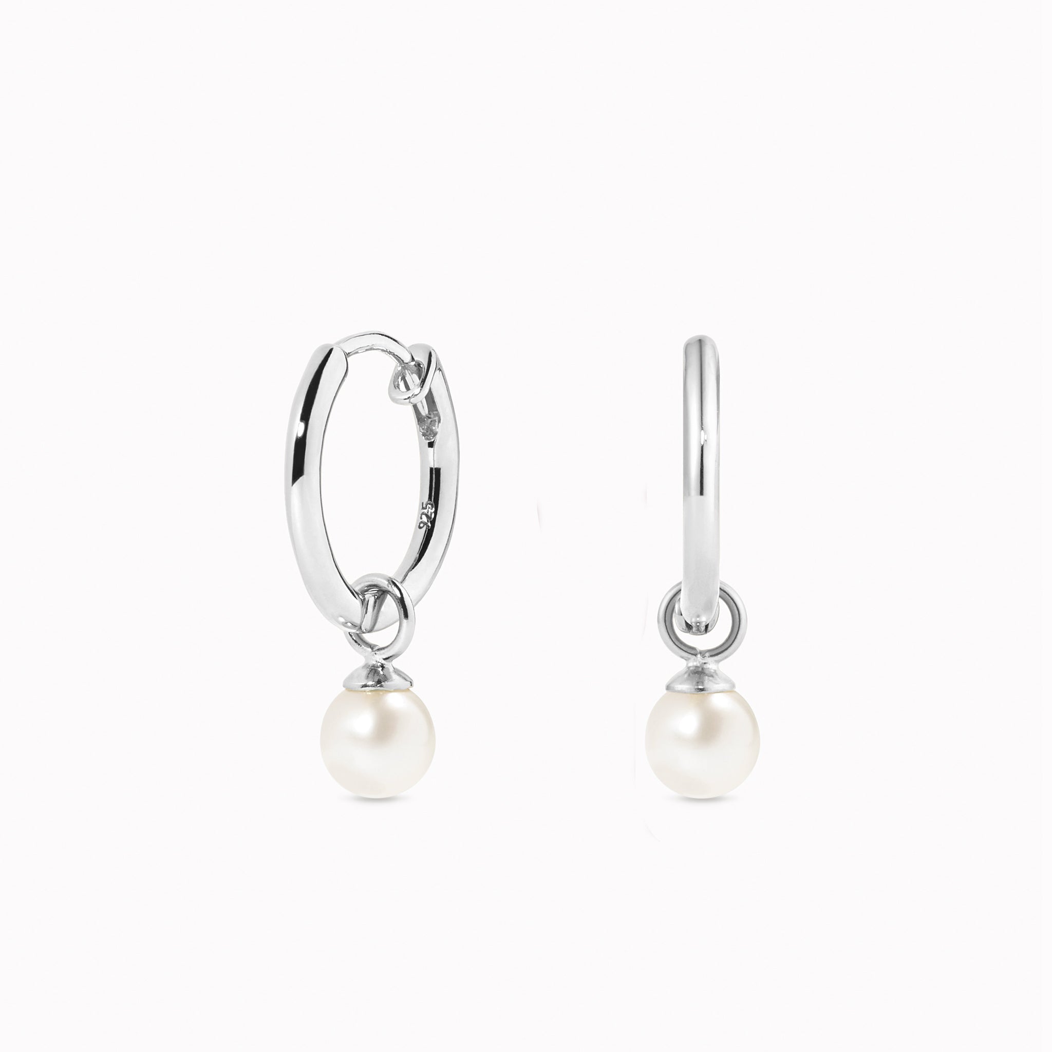 Everyday Luxury Pearl Hoops