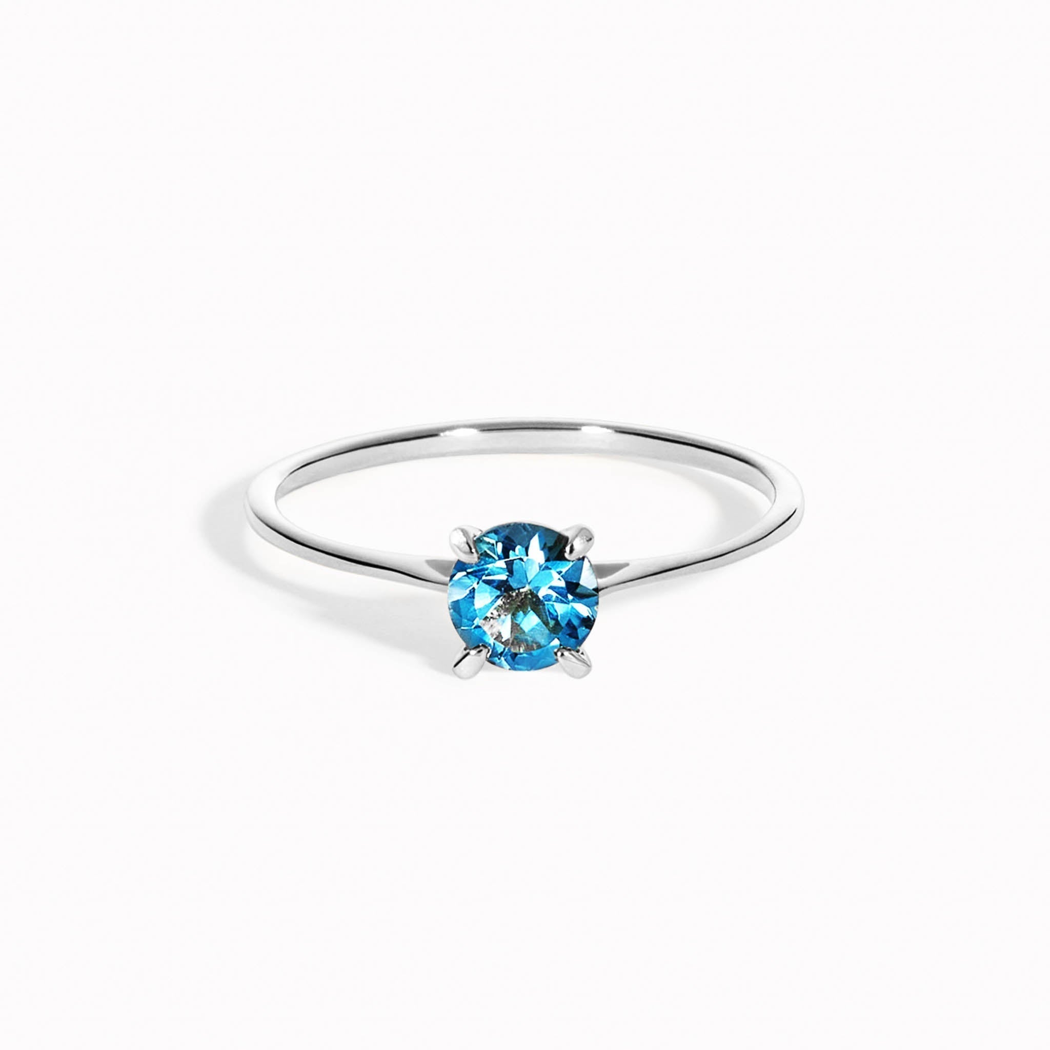 Celestial Blue Topaz Ring