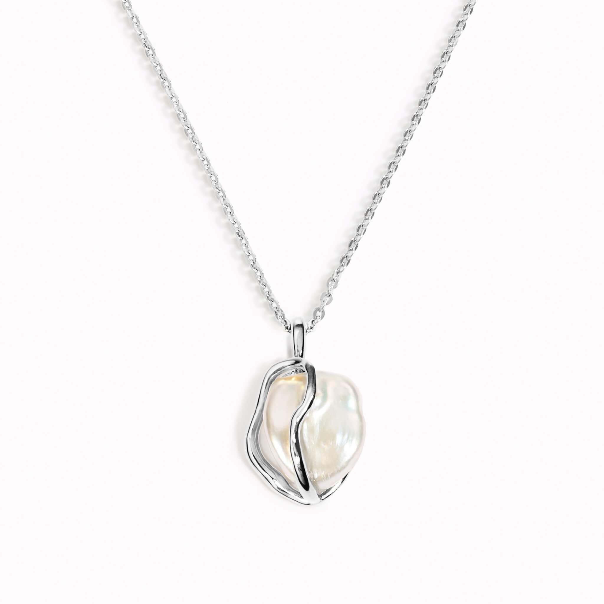 Marit Keshi Pearl Pendant Necklace