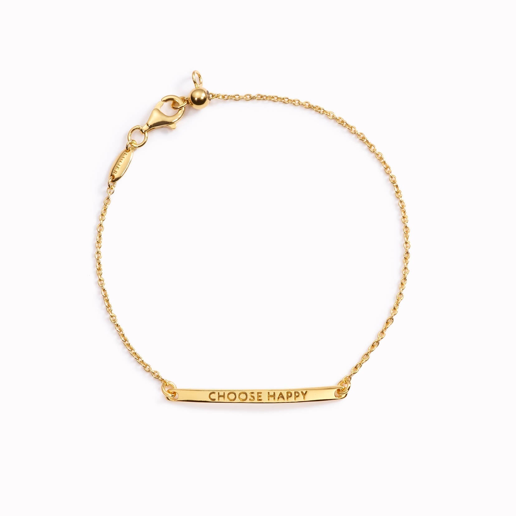 14K Gold Motivational Bracelet Collection