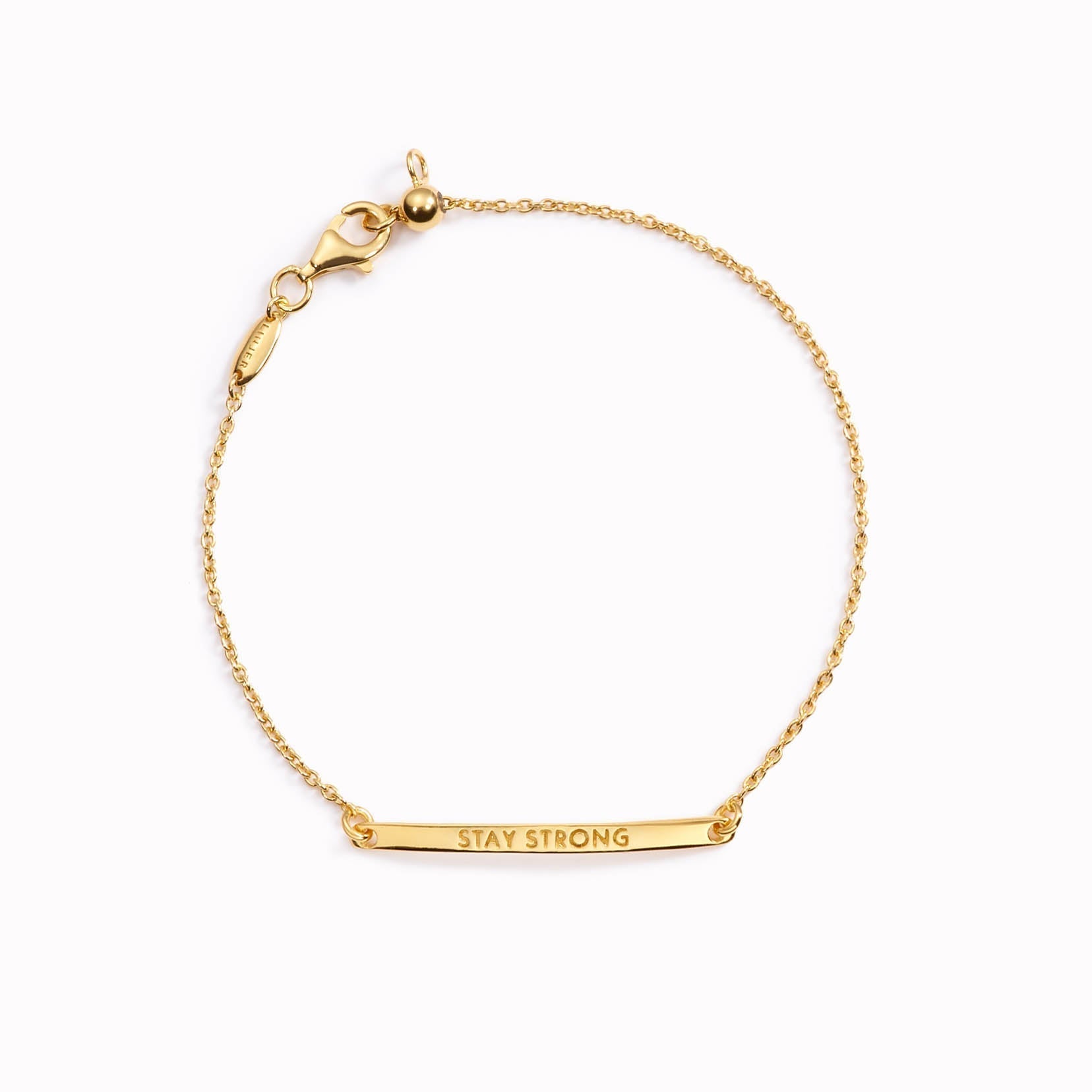 14K Gold Motivational Bracelet Collection