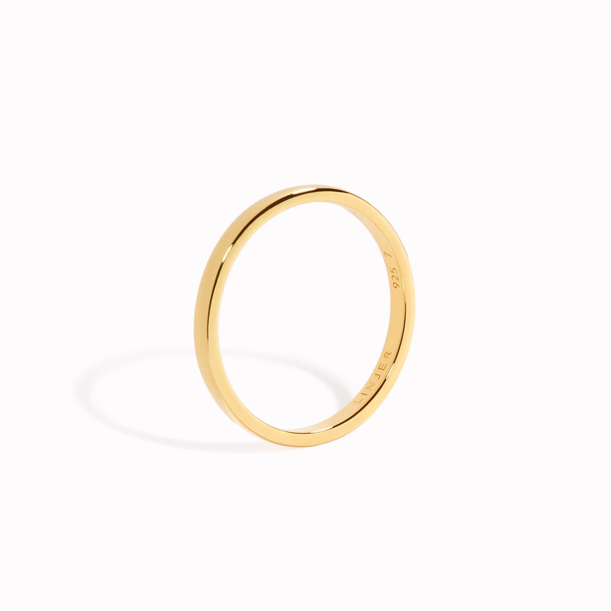 14K Gold Minimalist Stacking Ring - Versatile and Timeless