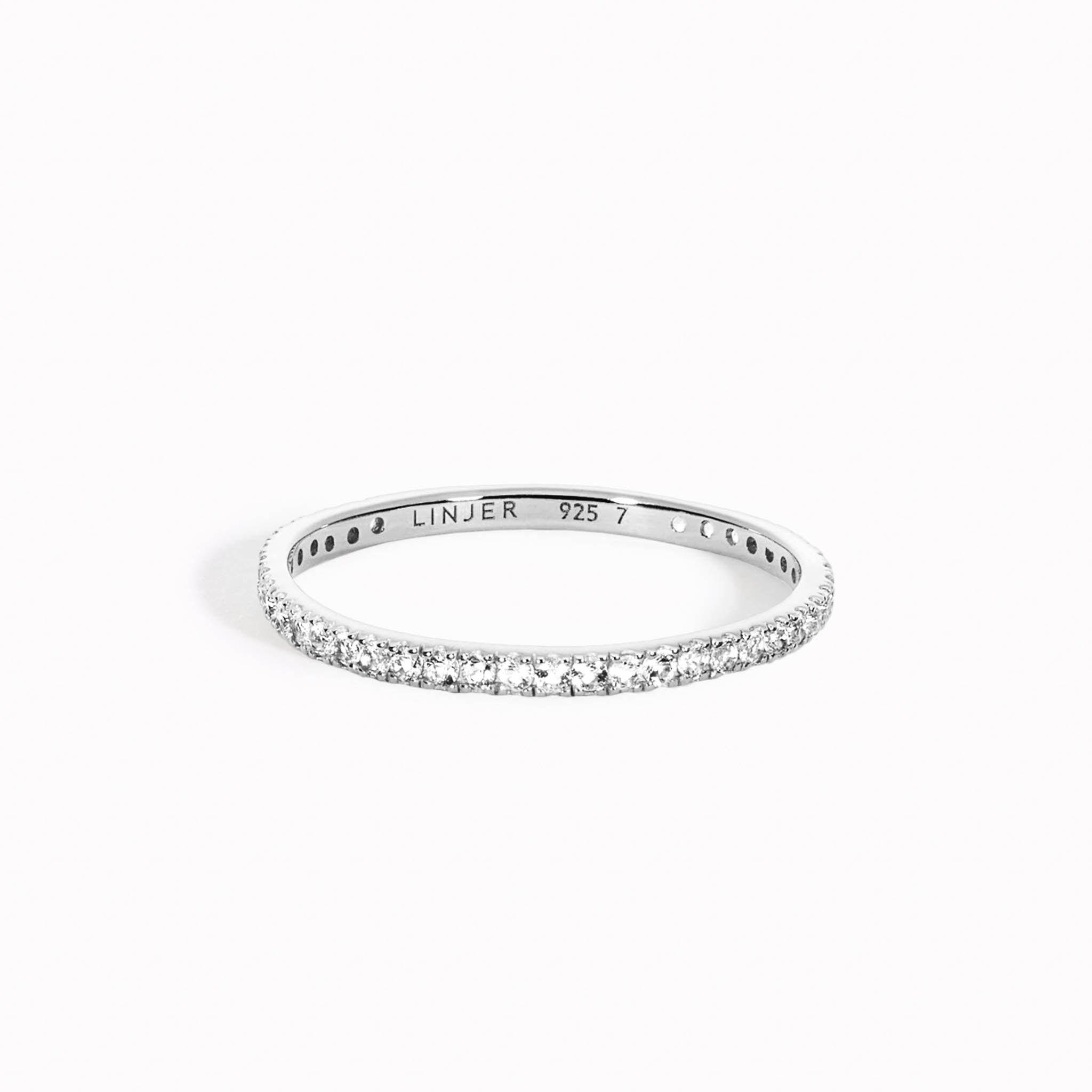 Micro-Pavé Eternity Ring