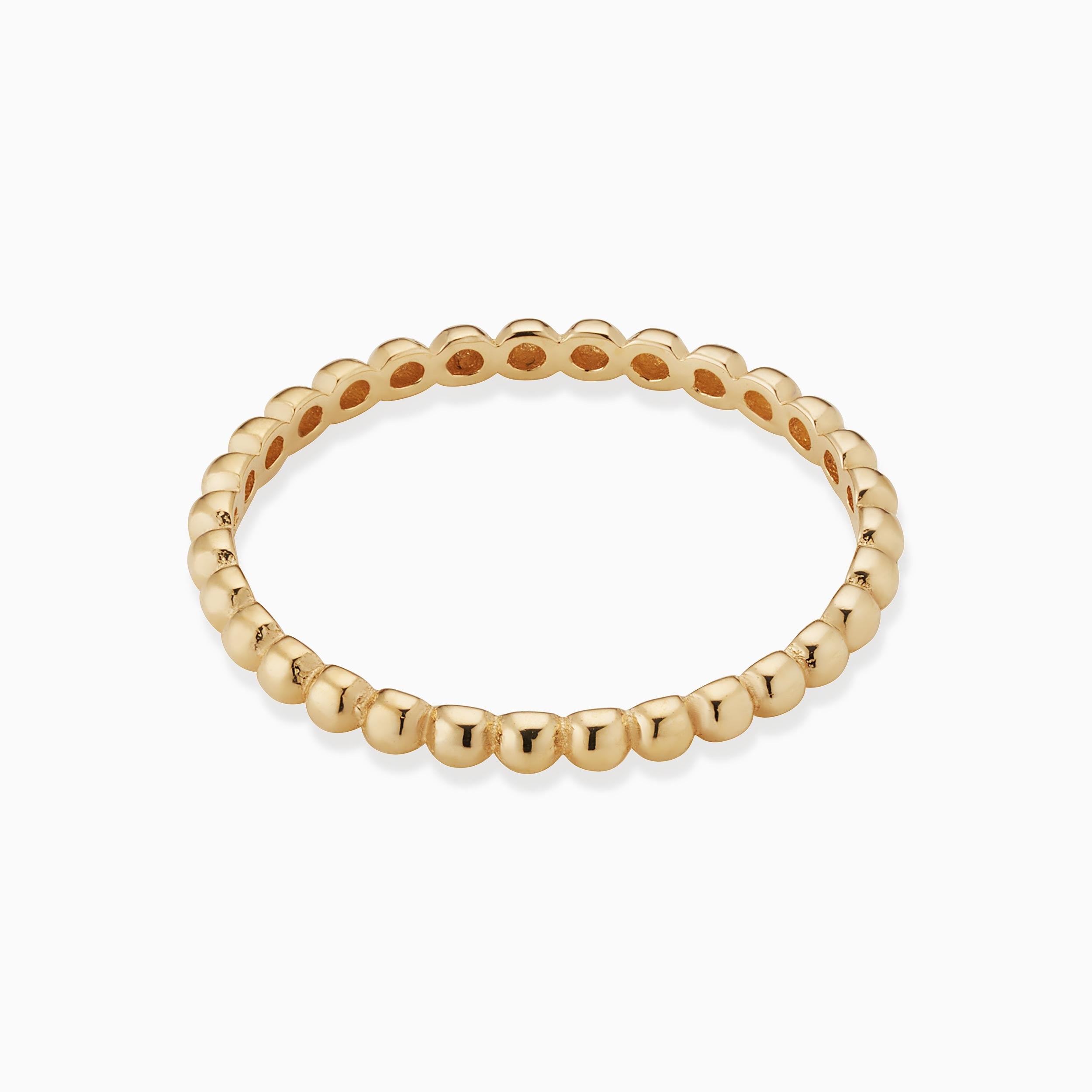 10K Gold Have a Ball Stack Ring