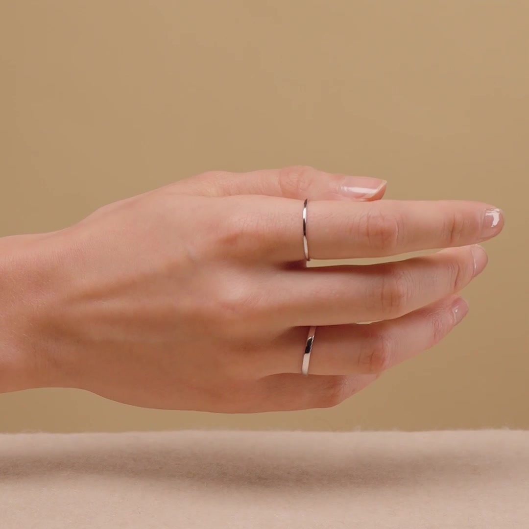 Classic Silver Stack Ring