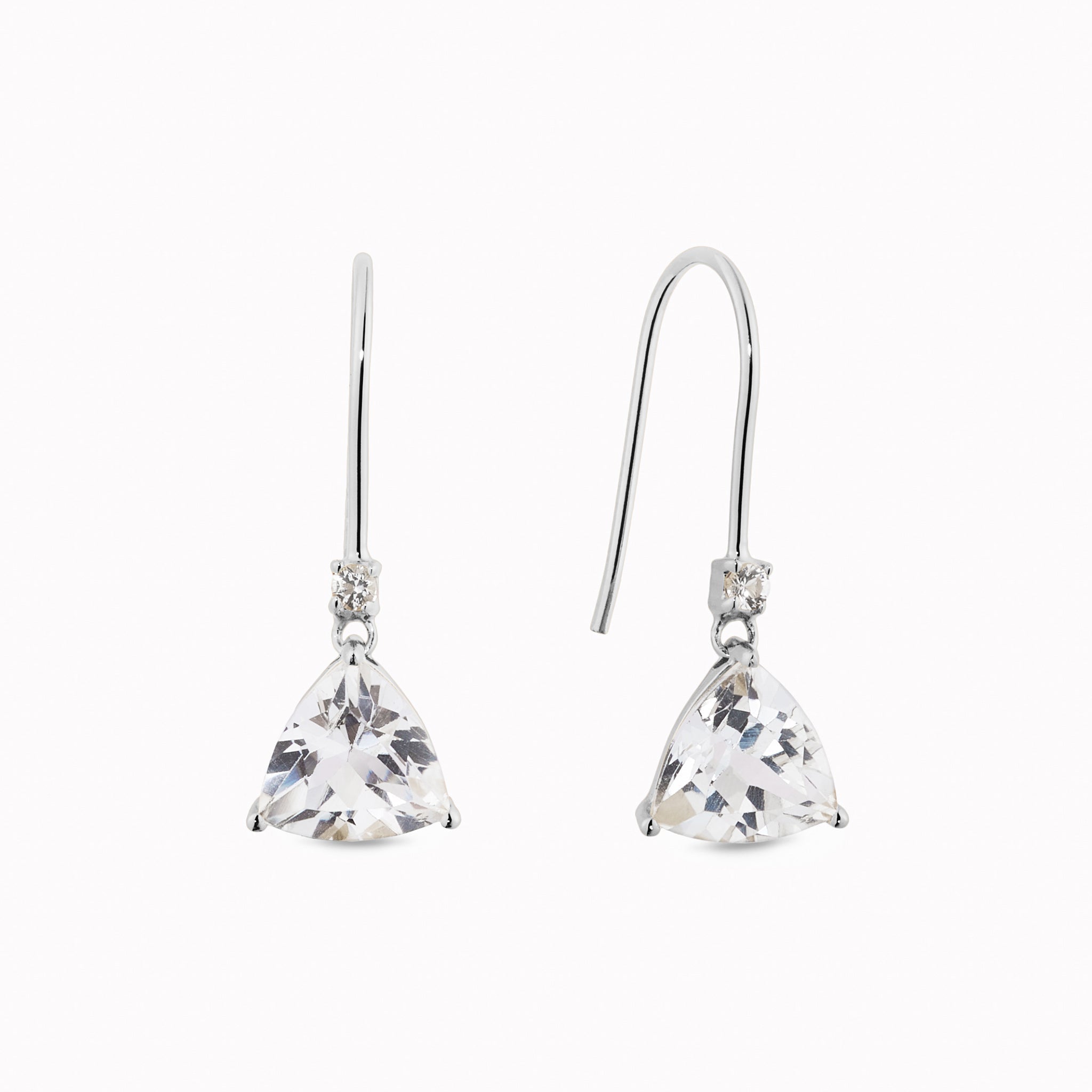 Duo Topaz Drop Earrings
