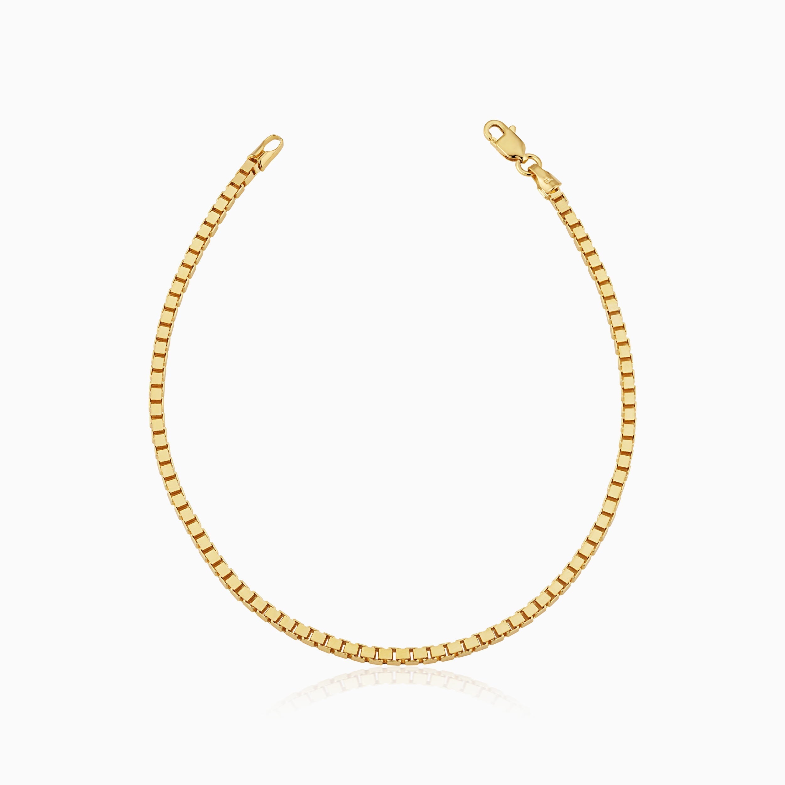 10K Gold Textured Rope Bracelet