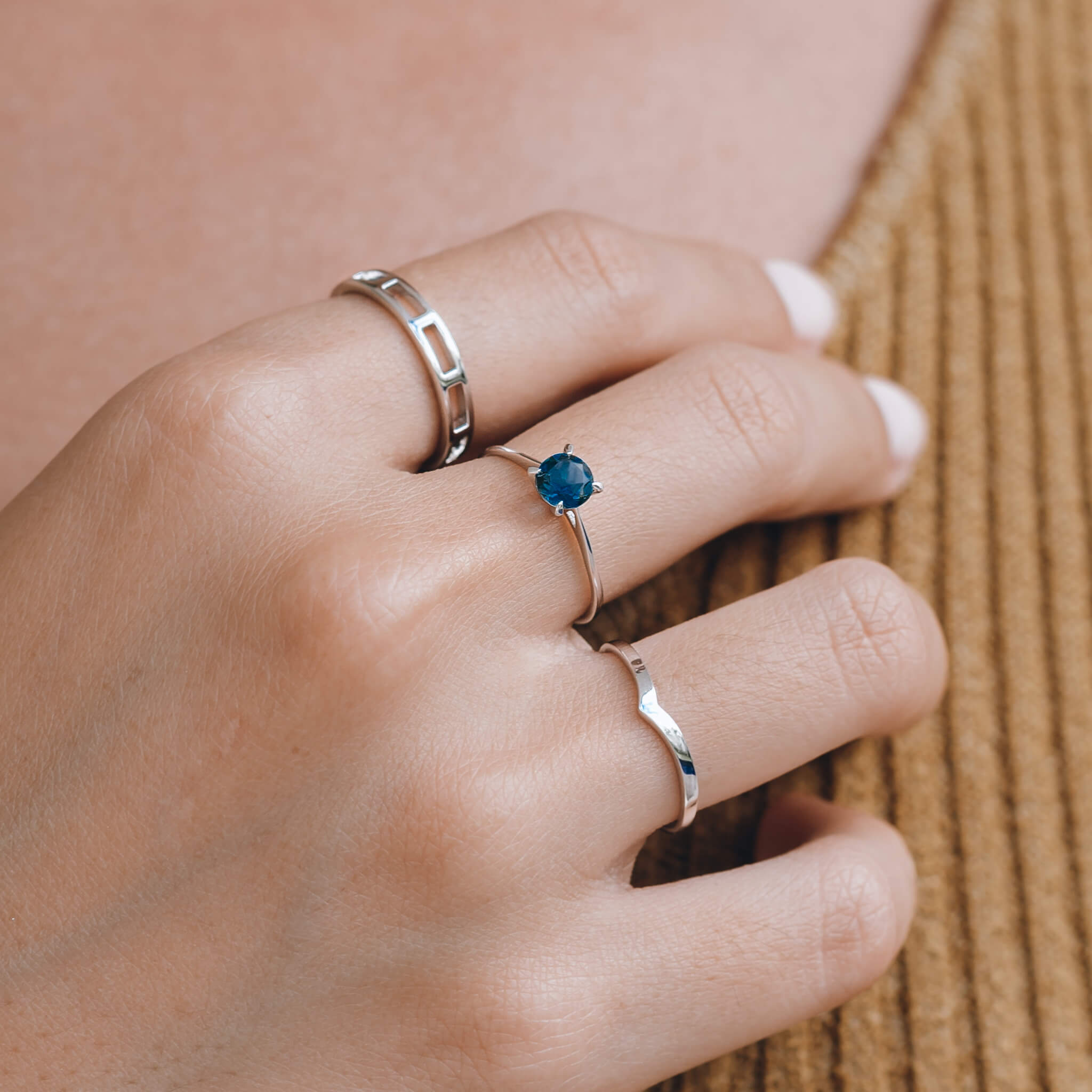 Angular Stackable Ring