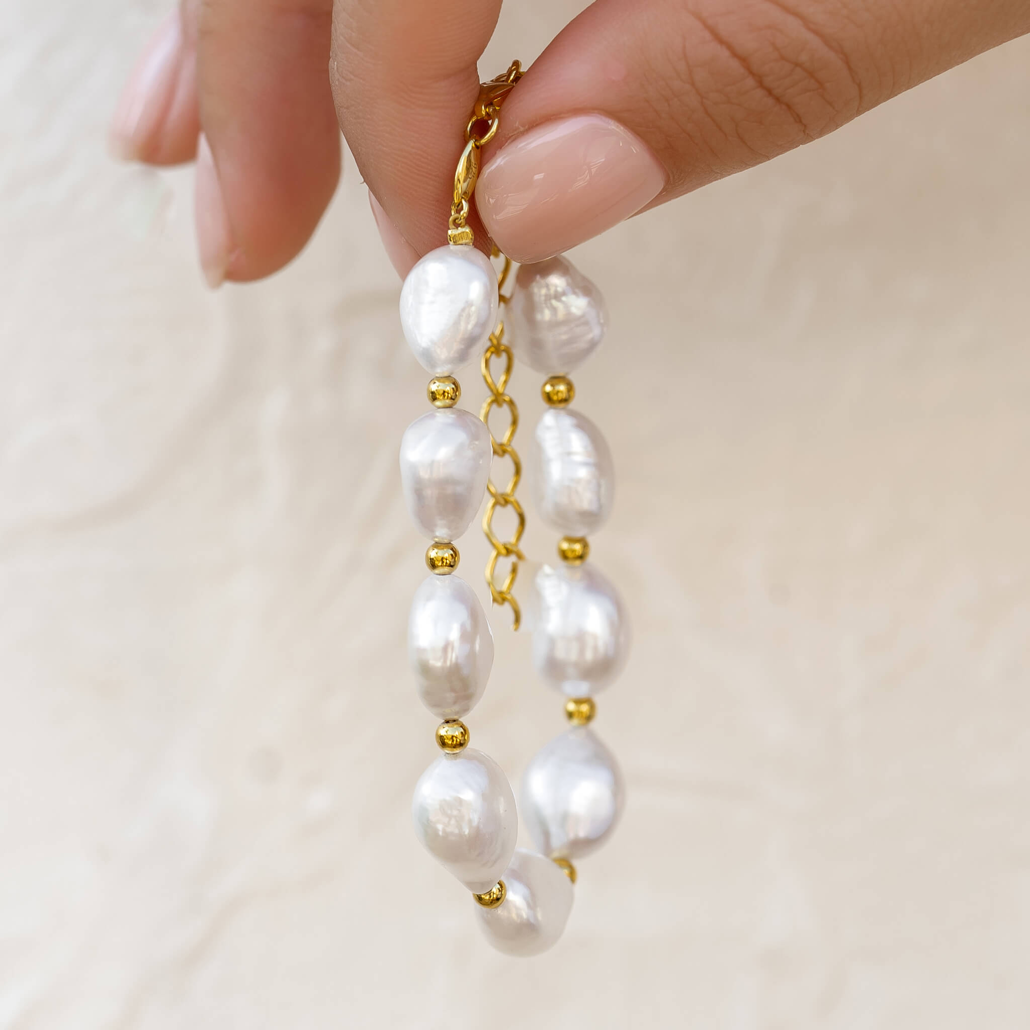 Ingrid Baroque Pearl Bracelet